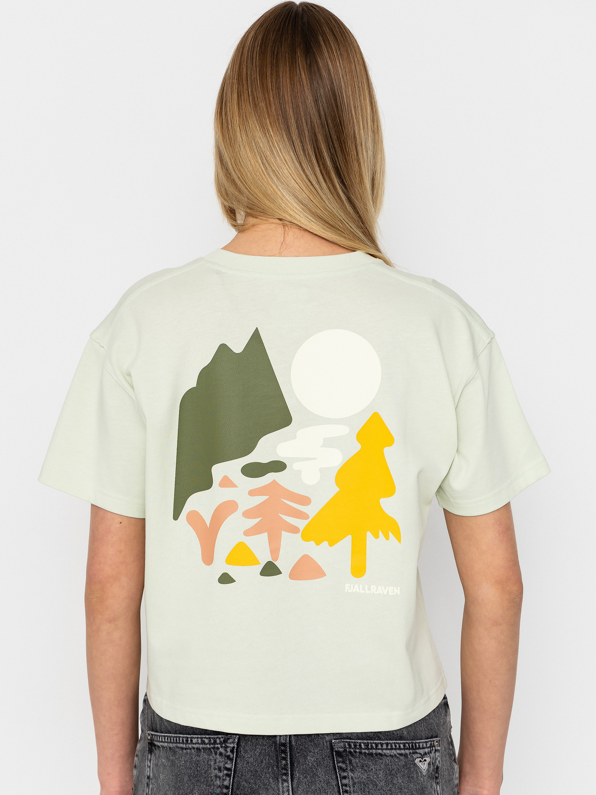Тениска Fjallraven Forest Walk Wmn (soft jade)