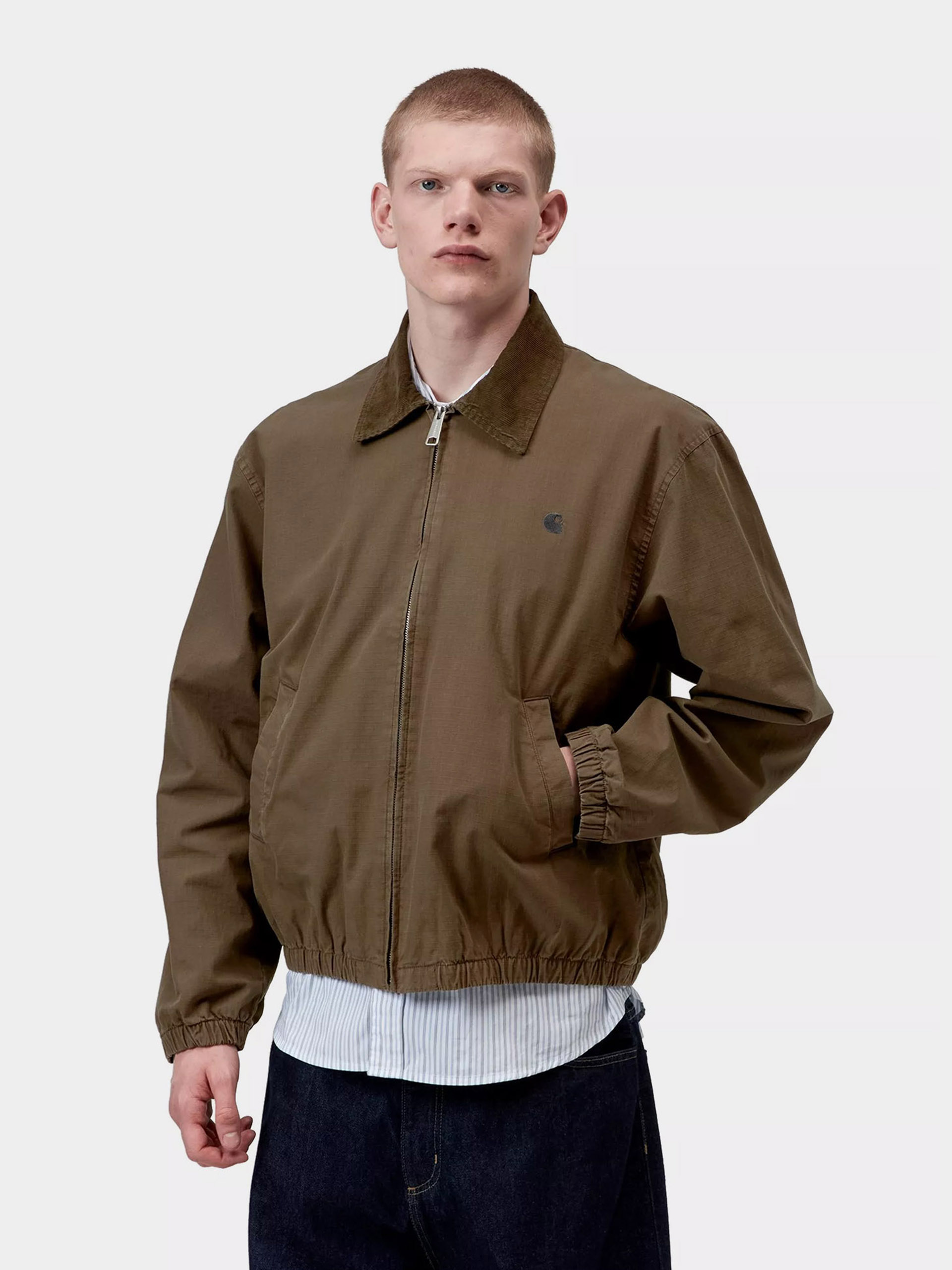 Яке Carhartt WIP Madison Ripstop (dark beech/black)