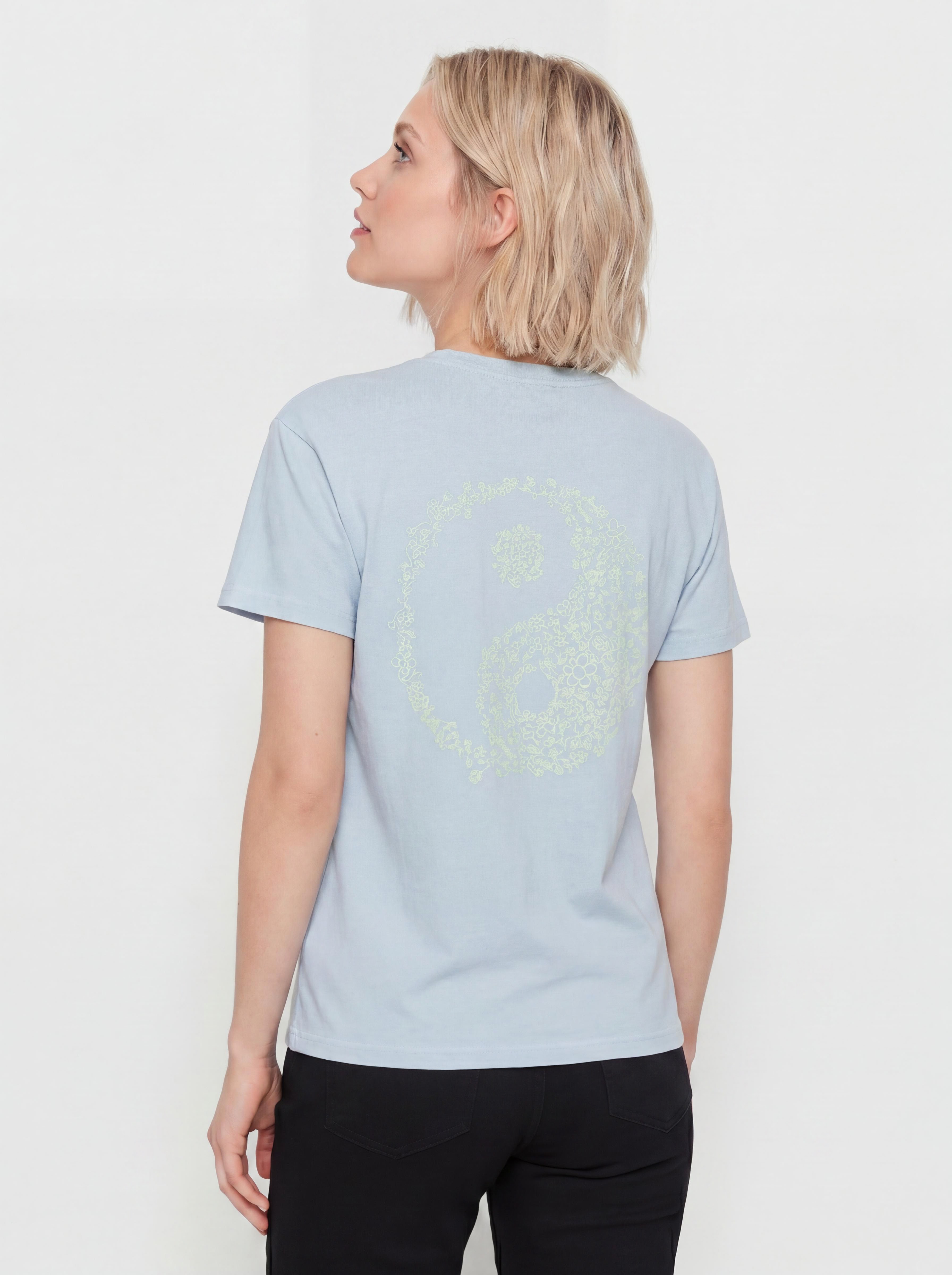Тениска Vans Yin And Yang Wmn (soft slate)