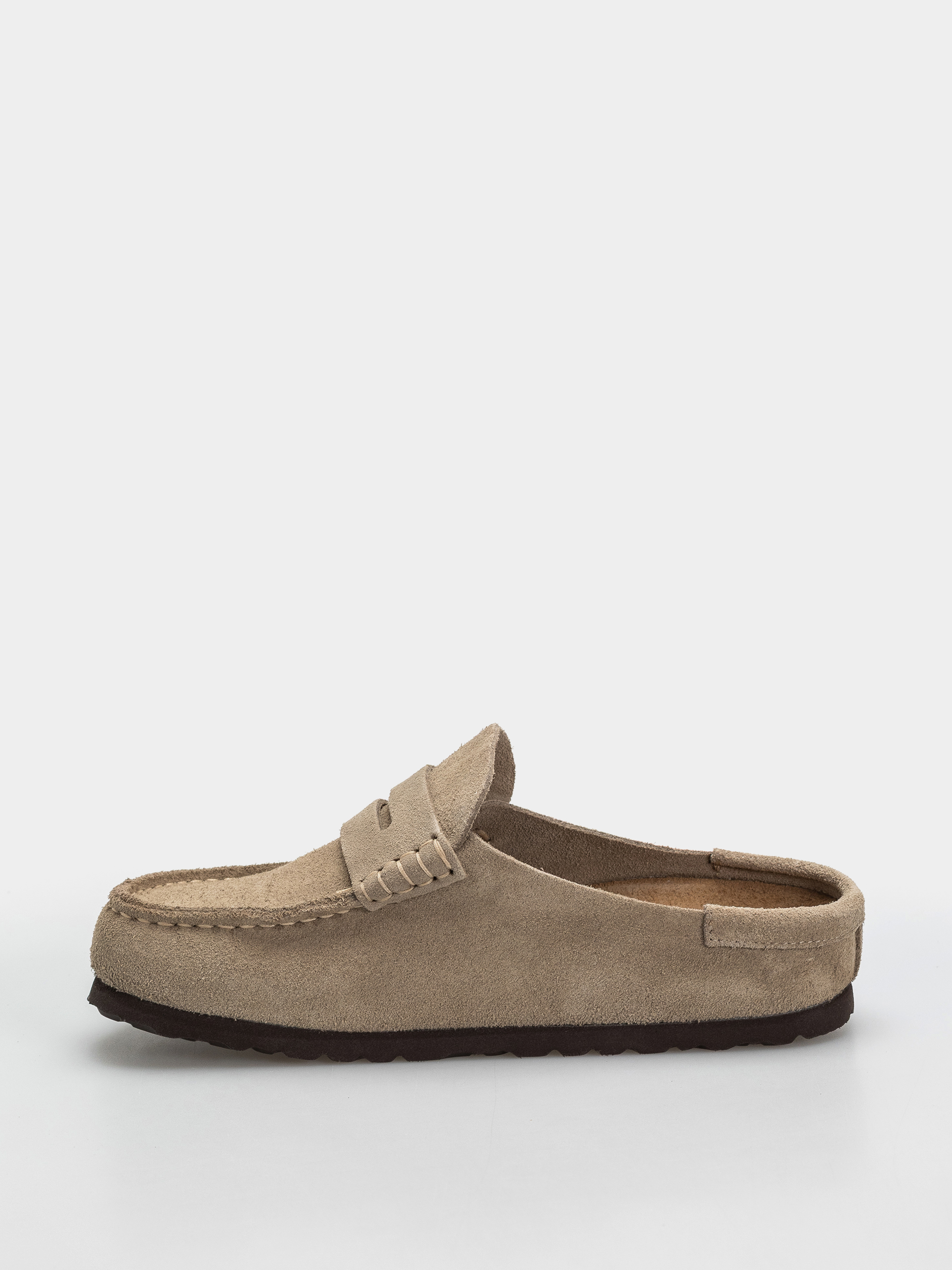 Чехли Birkenstock Naples Wrapped Suede Leather Narrow (taupe)
