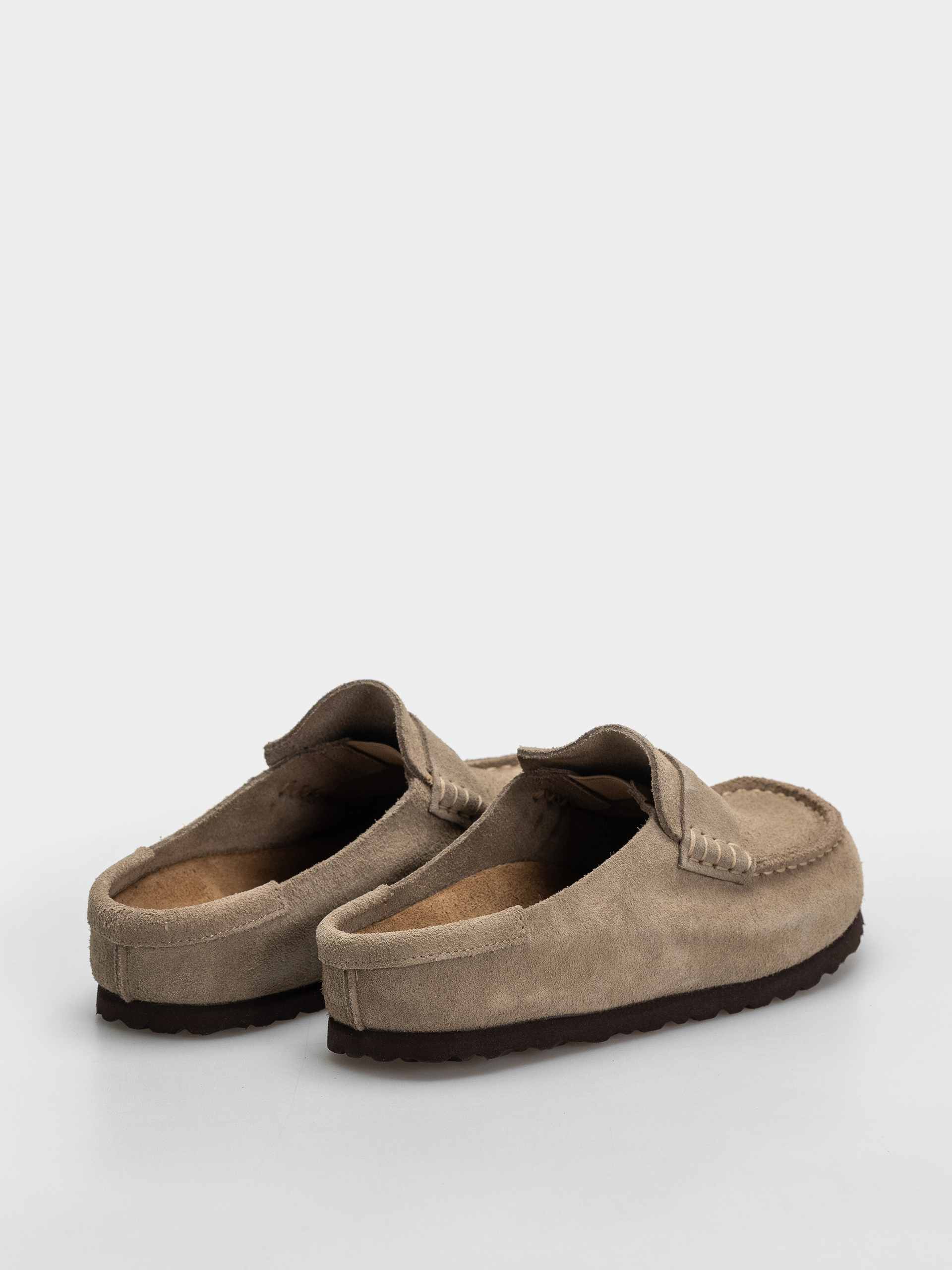 Чехли Birkenstock Naples Wrapped Suede Leather Narrow (taupe)