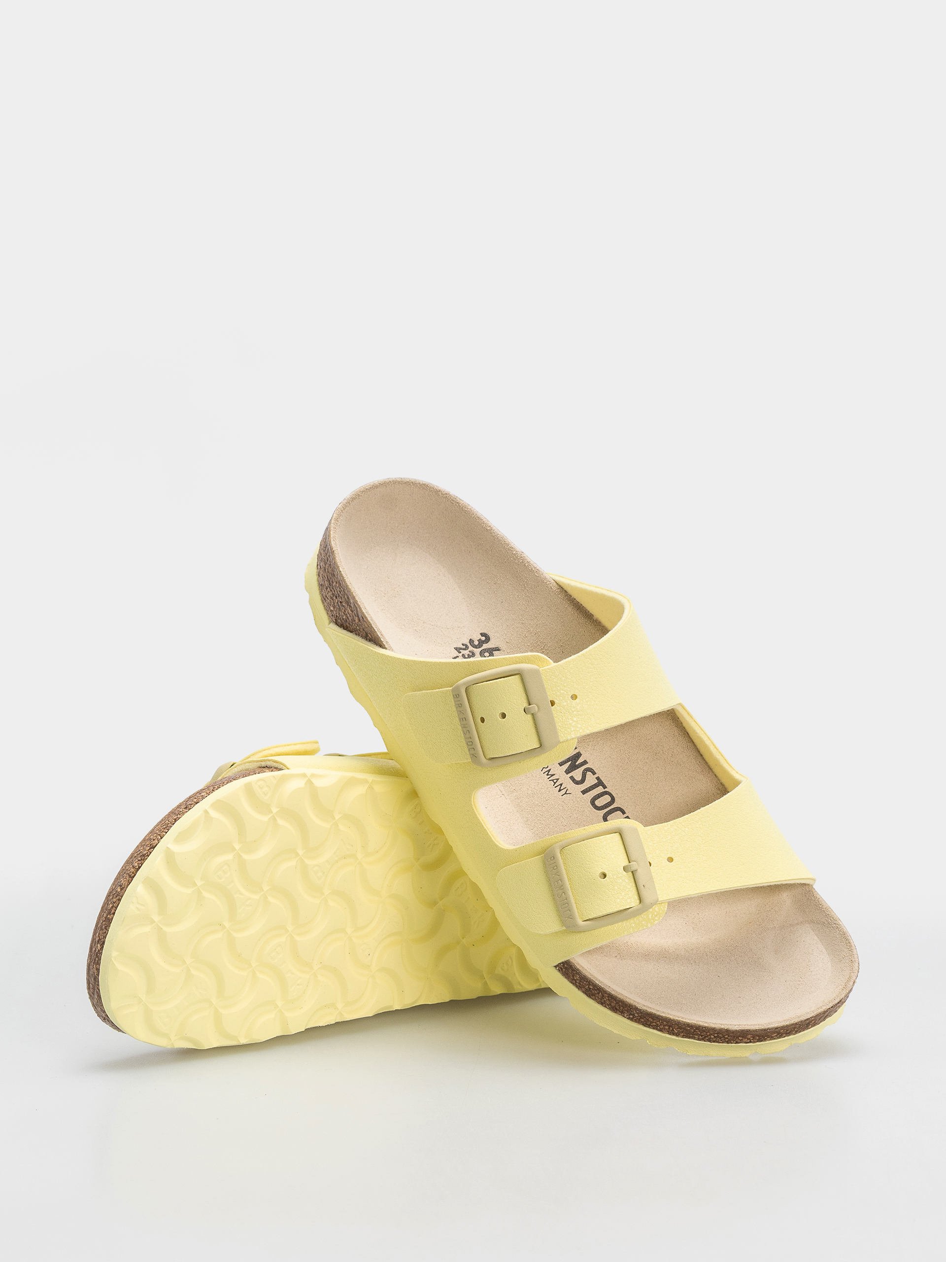 Чехли Birkenstock Arizona Birko Flor Nubuk Narrow (popcorn)