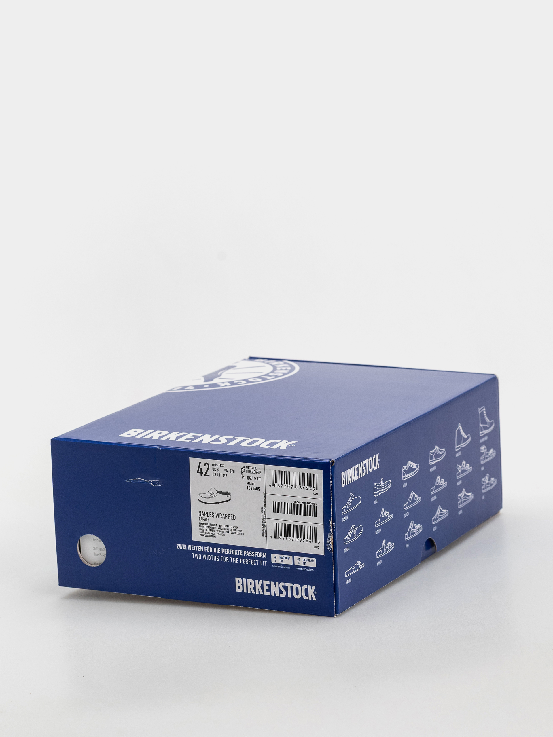 Чехли Birkenstock Naples Wrapped Suede Leather Regular (carafe)