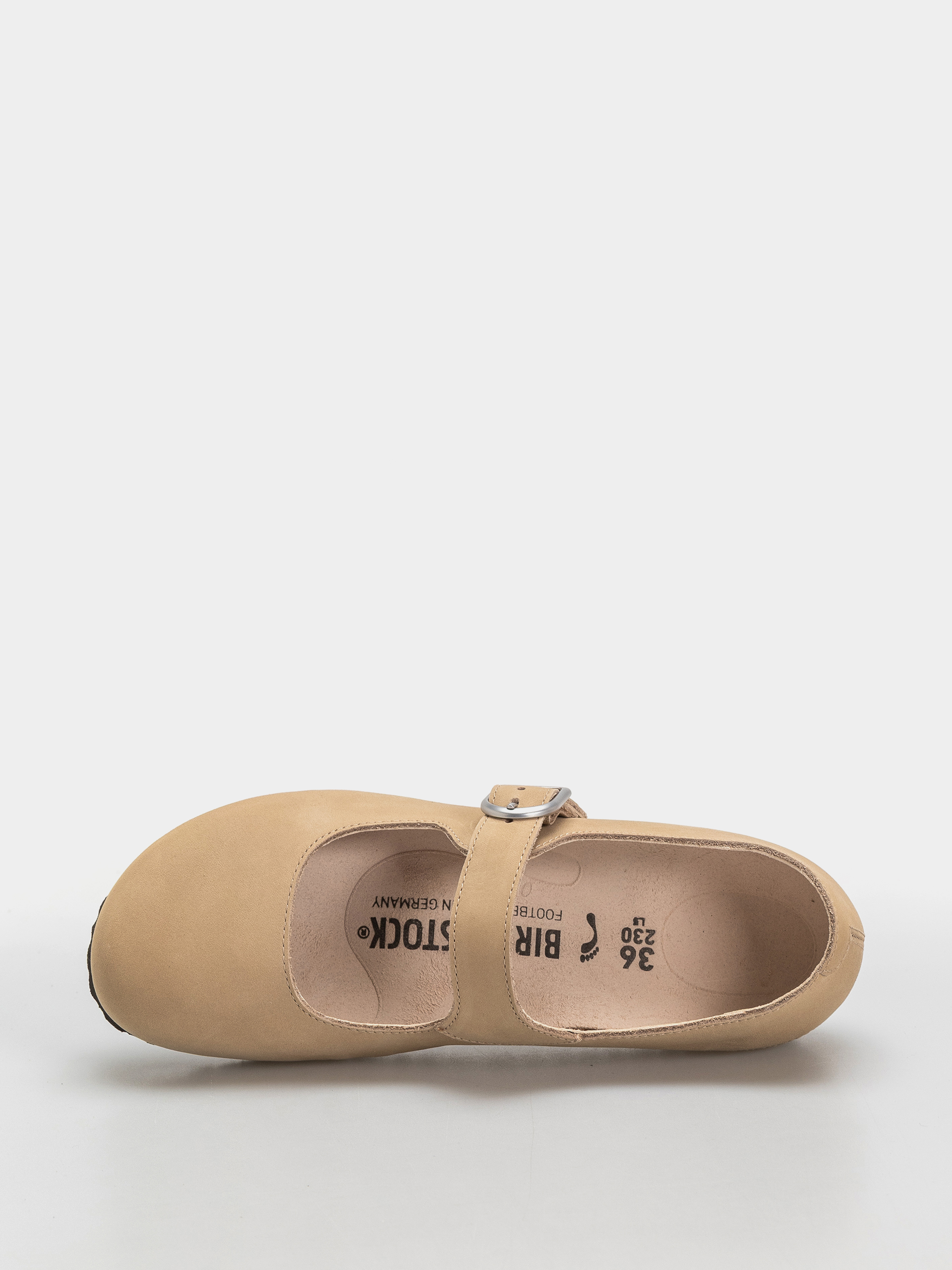 Чехли Birkenstock Santa Clarita Nubuck Leather Narrow Wmn (sandcastle)