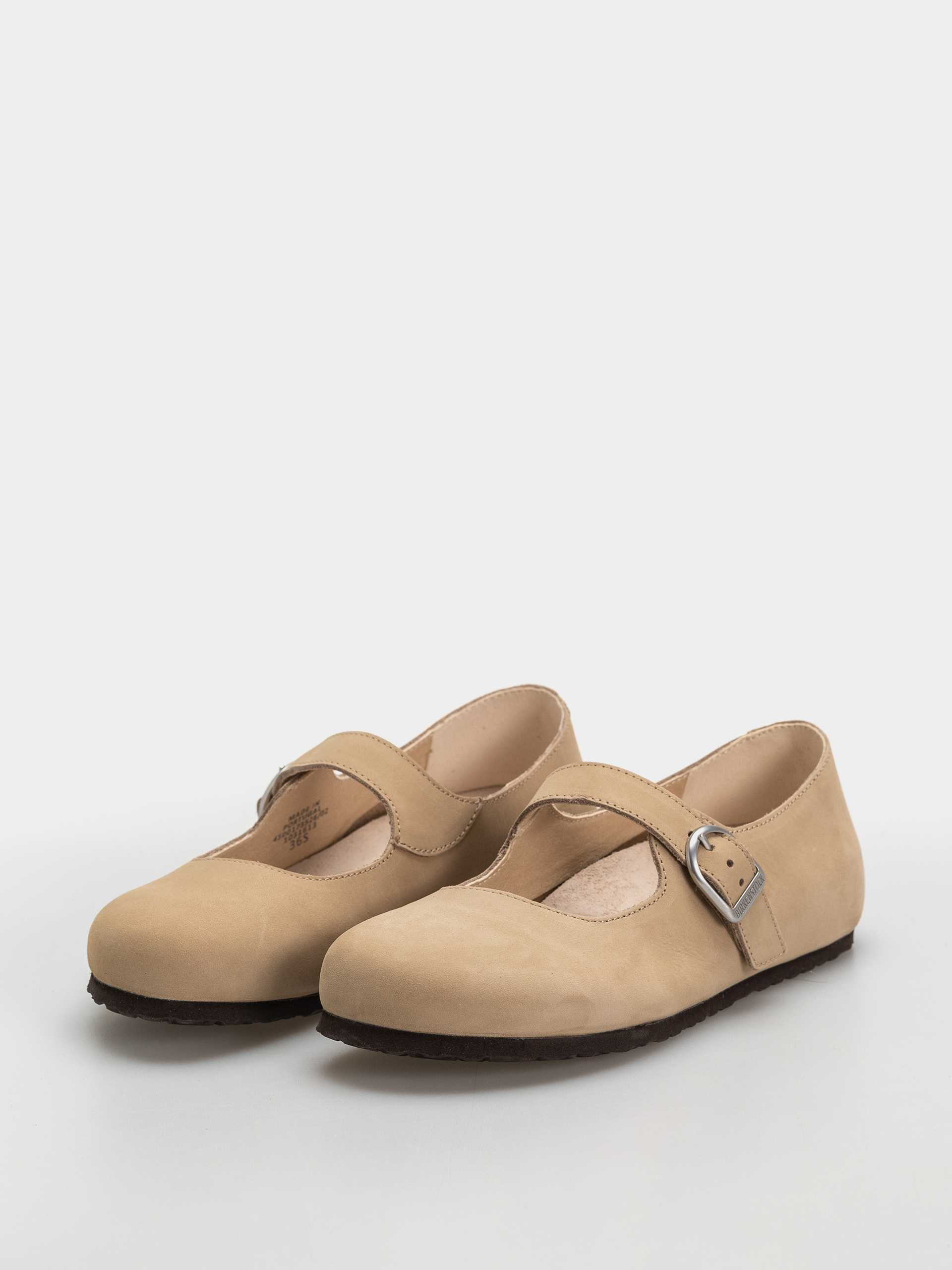 Чехли Birkenstock Santa Clarita Nubuck Leather Narrow Wmn (sandcastle)