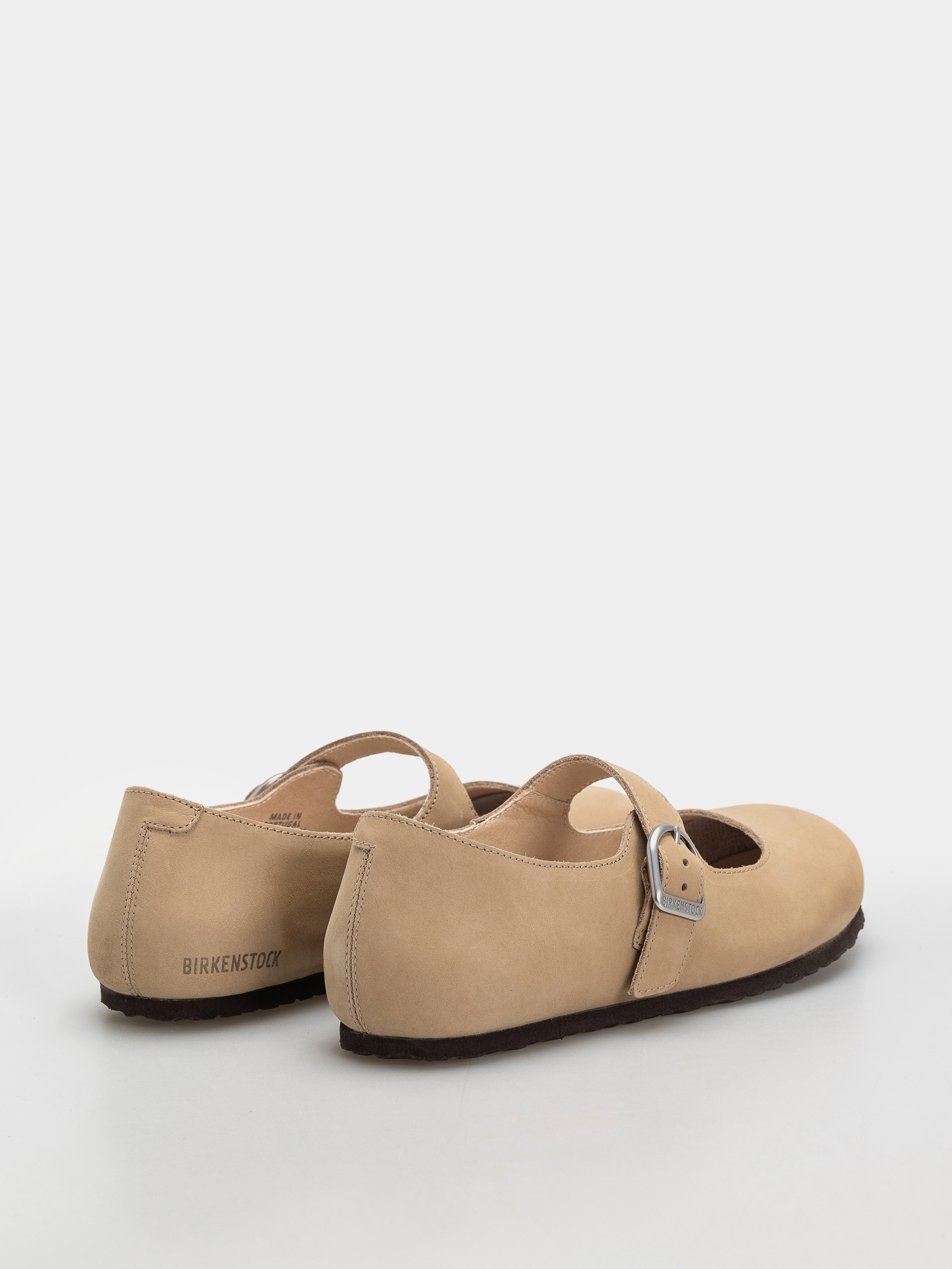 Чехли Birkenstock Santa Clarita Nubuck Leather Narrow Wmn (sandcastle)