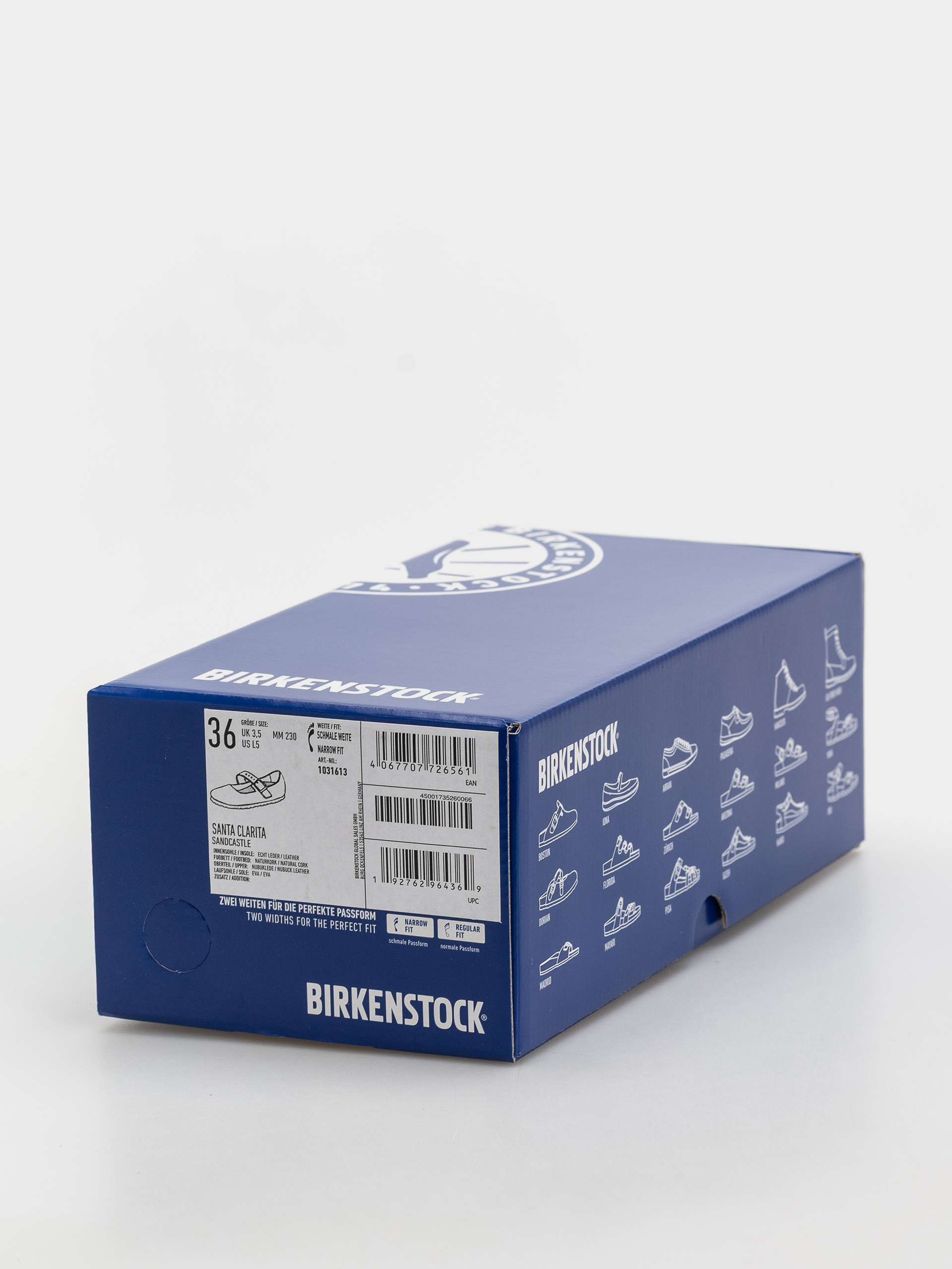 Чехли Birkenstock Santa Clarita Nubuck Leather Narrow Wmn (sandcastle)