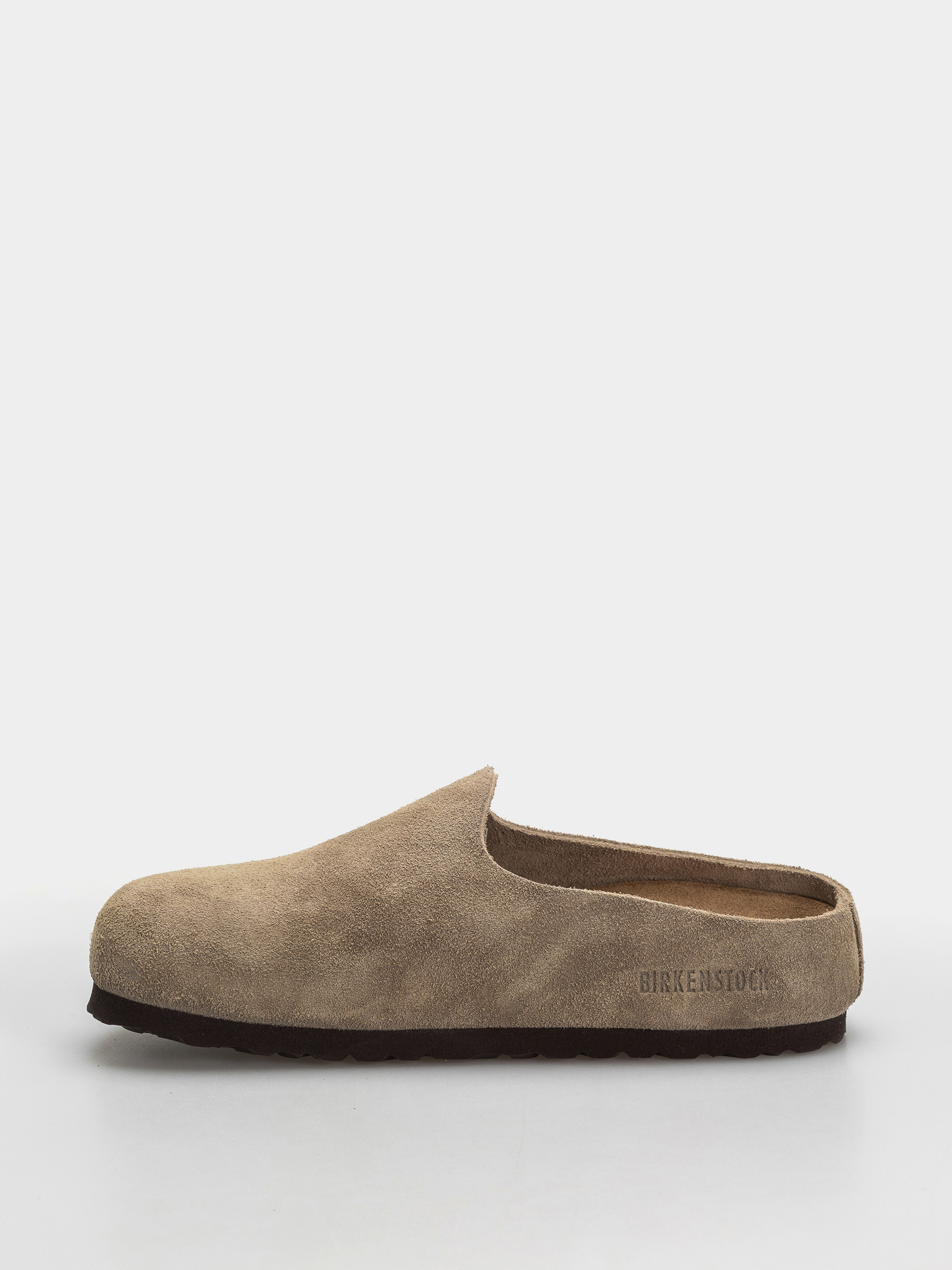 Чехли Birkenstock Amsterdam Wrapped Suede Leather Narrow (taupe)