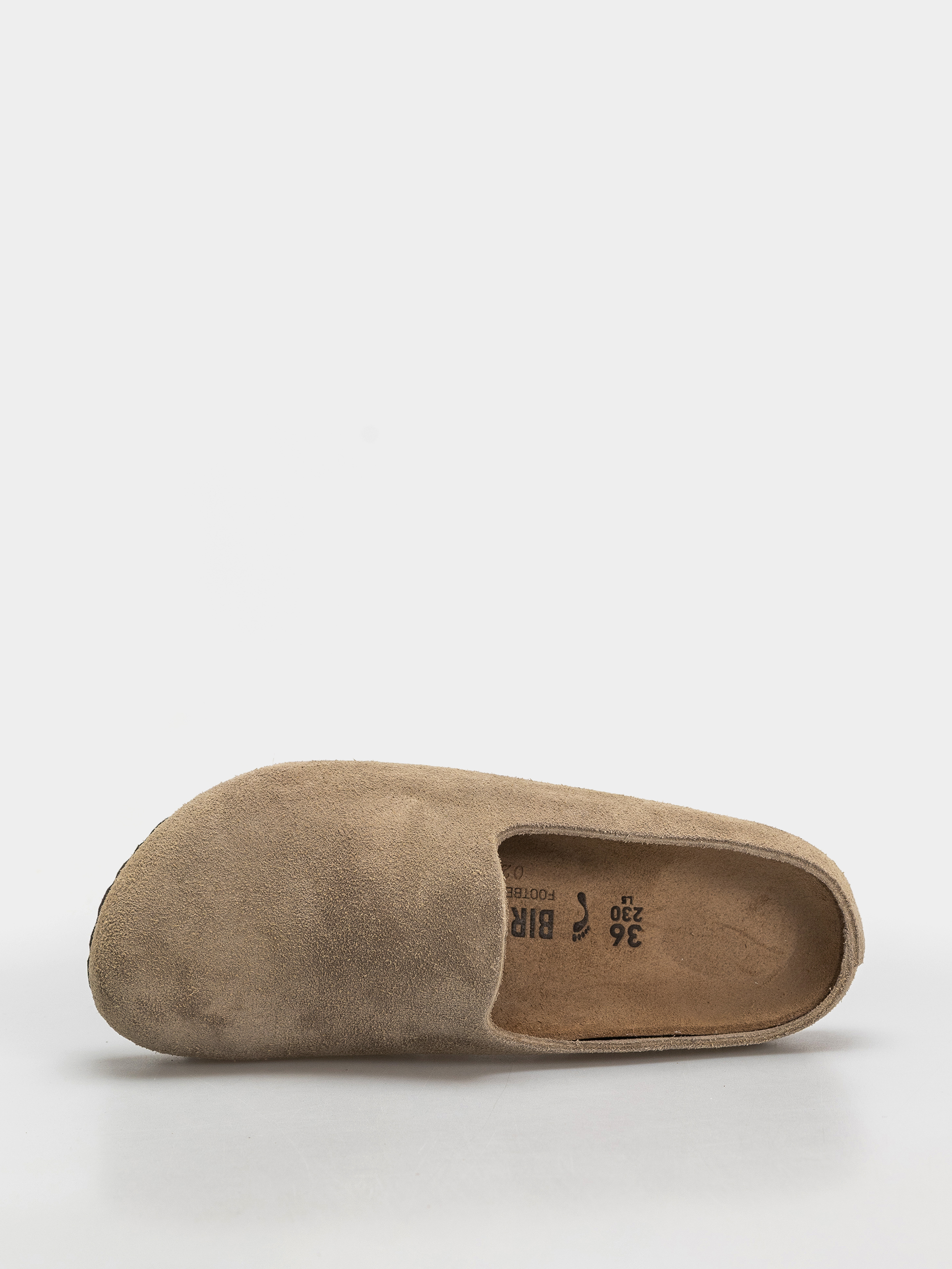 Чехли Birkenstock Amsterdam Wrapped Suede Leather Narrow (taupe)