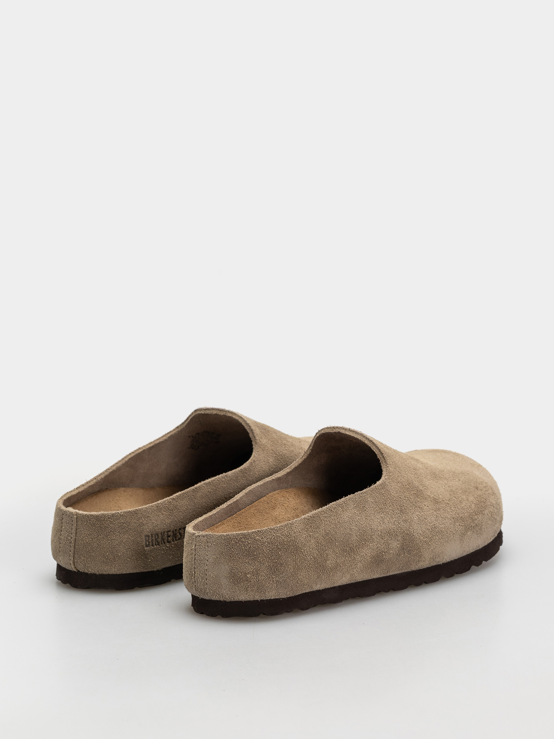 Чехли Birkenstock Amsterdam Wrapped Suede Leather Narrow (taupe)