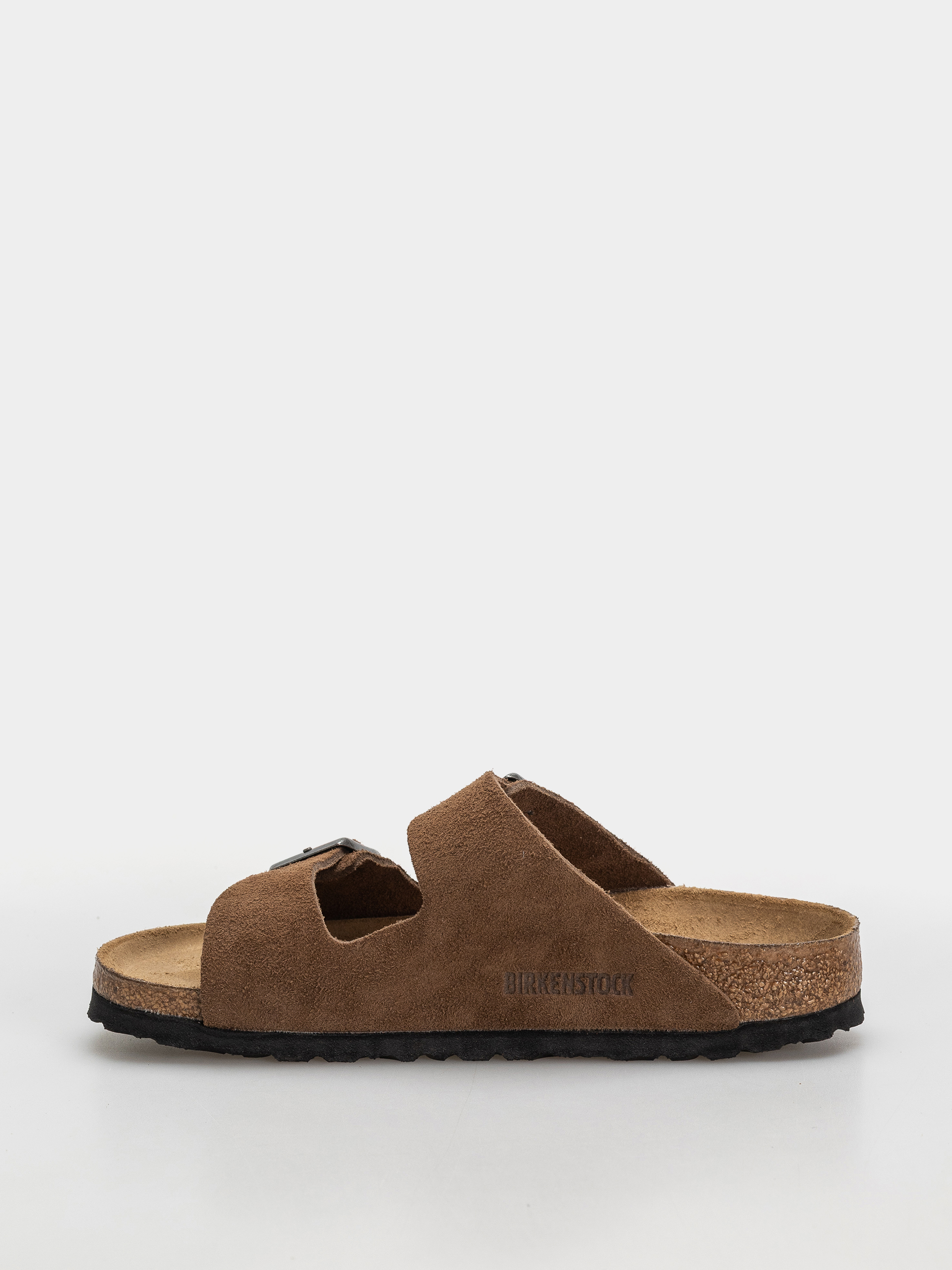 Чехли Birkenstock Arizona Suede Leather Narrow (dark tea)