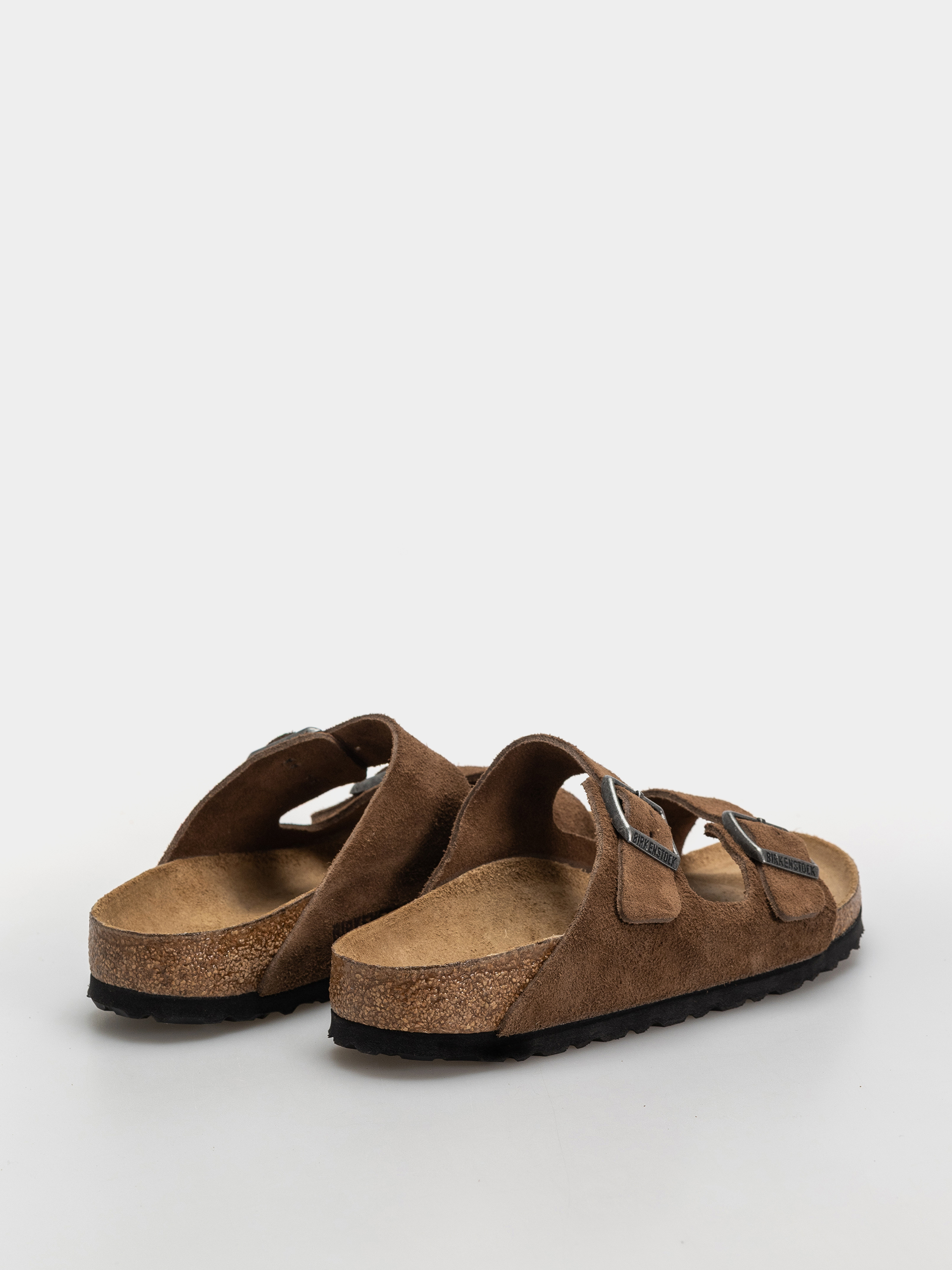 Чехли Birkenstock Arizona Suede Leather Narrow (dark tea)