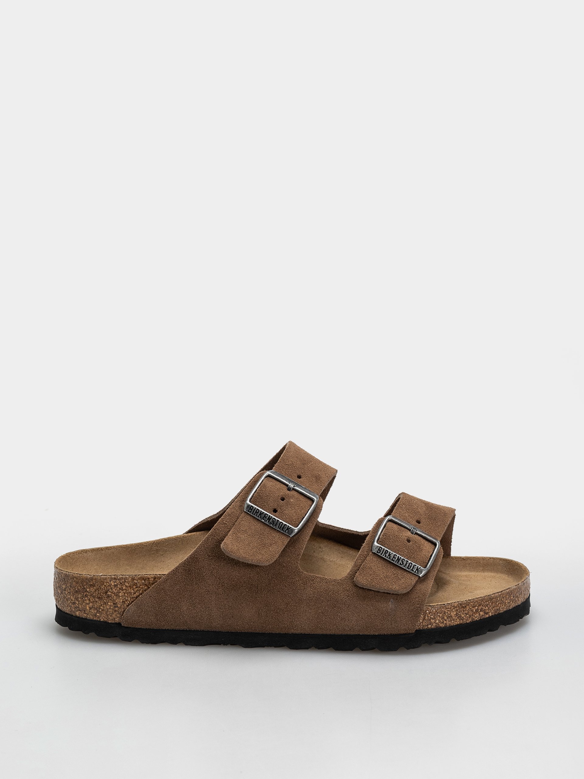 Чехли Birkenstock Arizona Suede Leather Regular (dark tea)