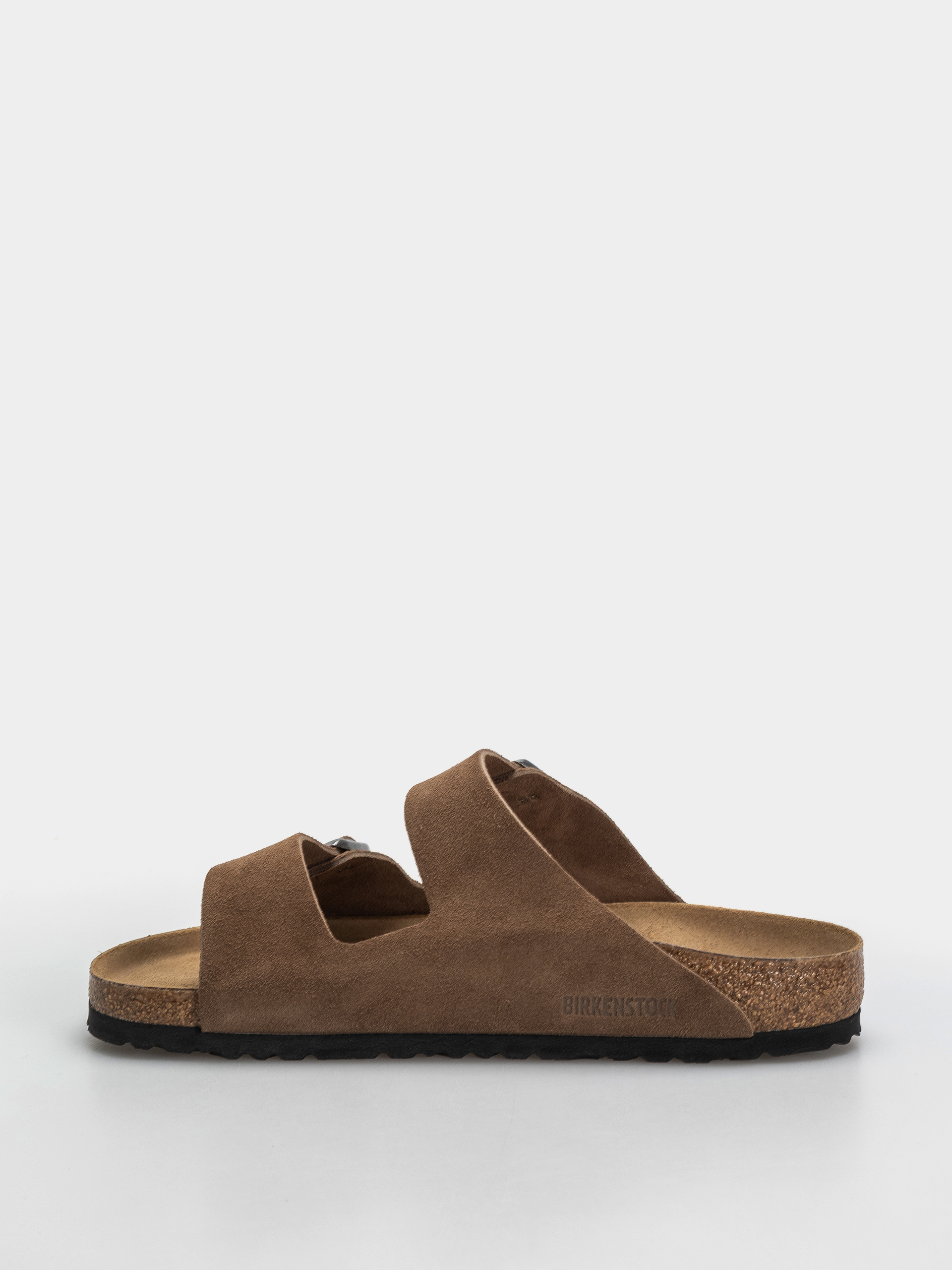 Чехли Birkenstock Arizona Suede Leather Regular (dark tea)