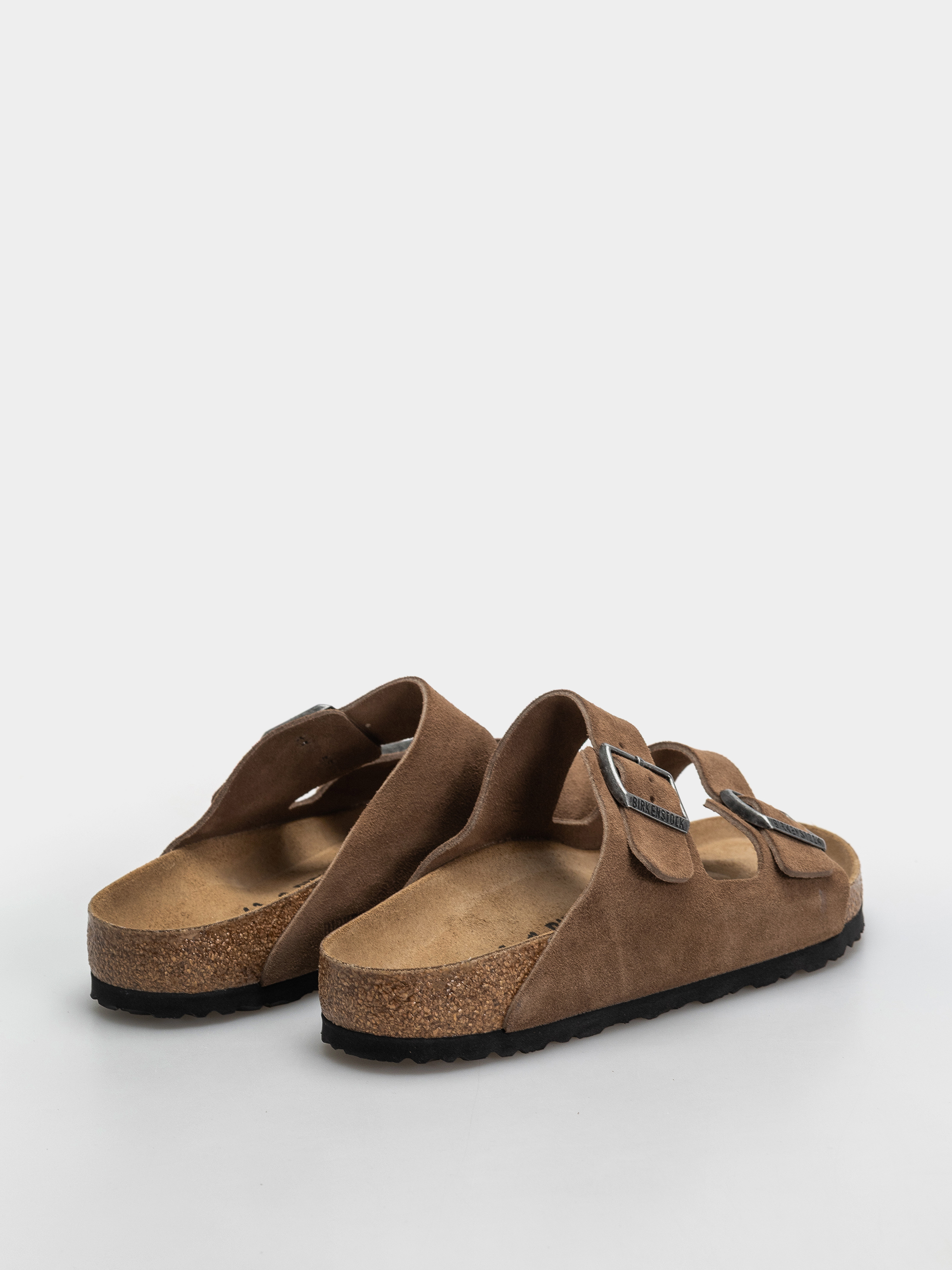 Чехли Birkenstock Arizona Suede Leather Regular (dark tea)