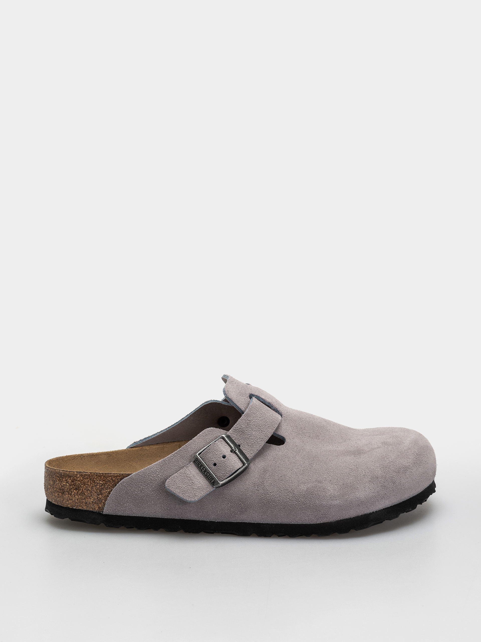 Чехли Birkenstock Boston Suede Leather Regular (lavender sky)