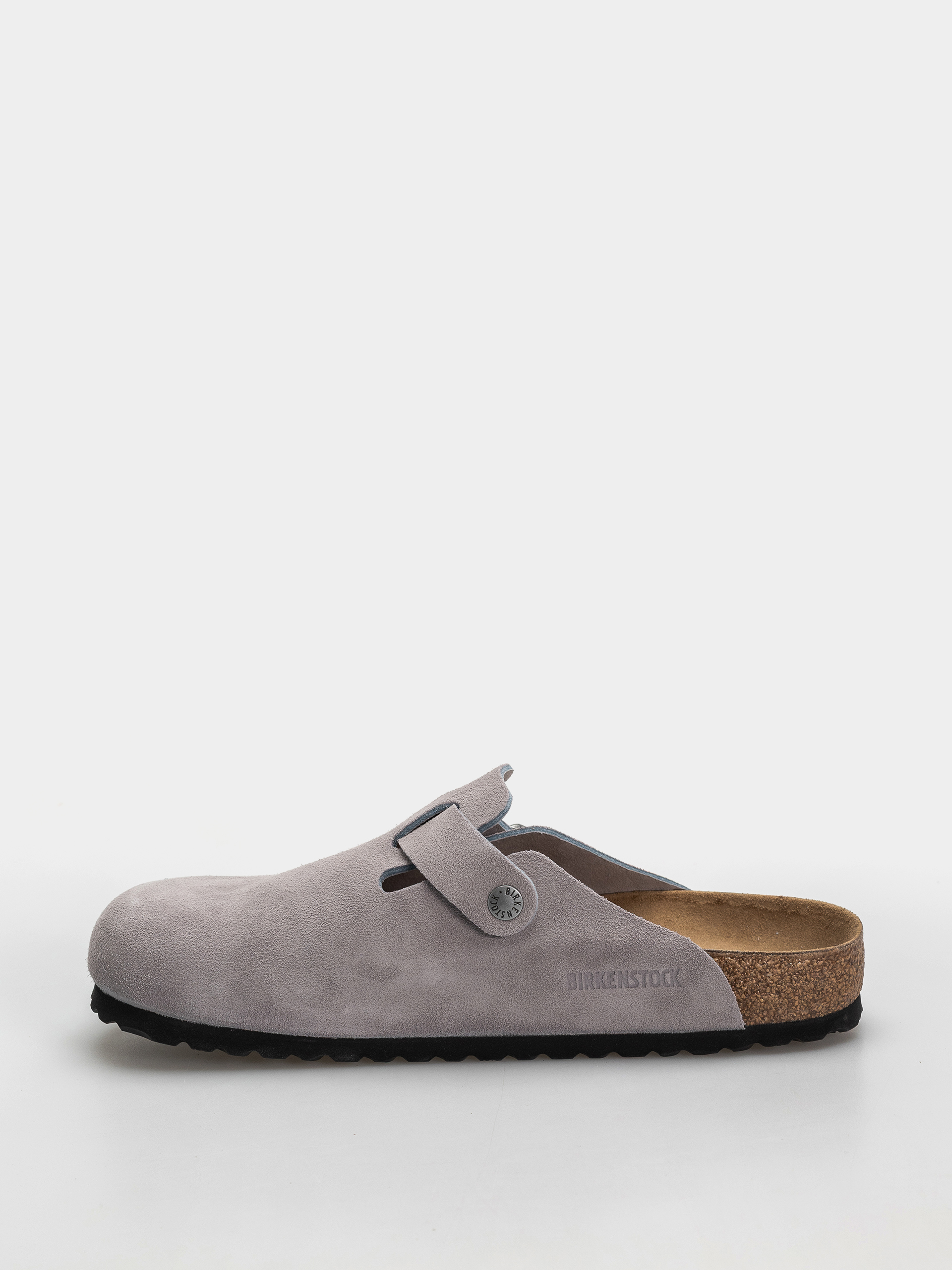 Чехли Birkenstock Boston Suede Leather Regular (lavender sky)