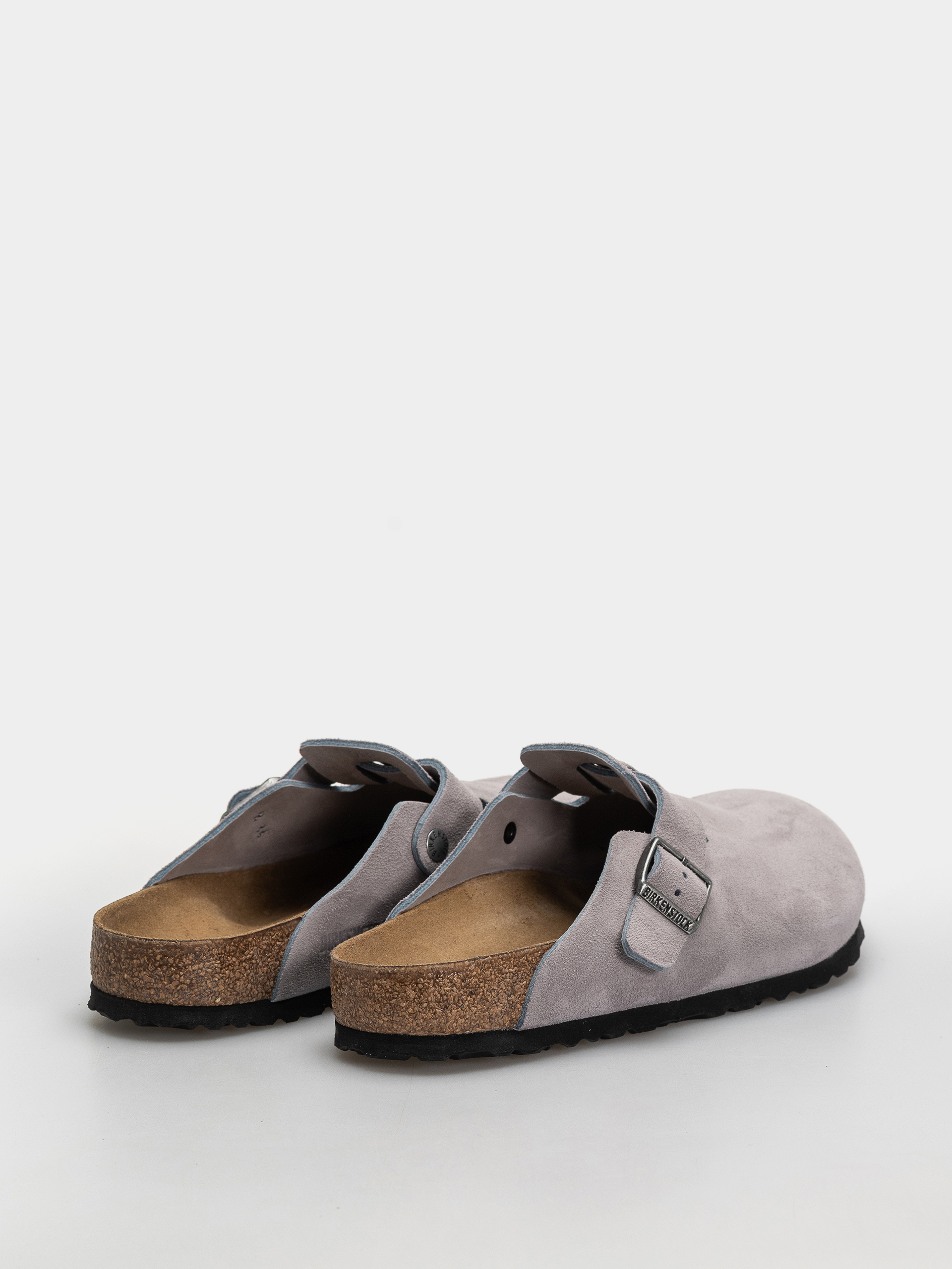 Чехли Birkenstock Boston Suede Leather Regular (lavender sky)