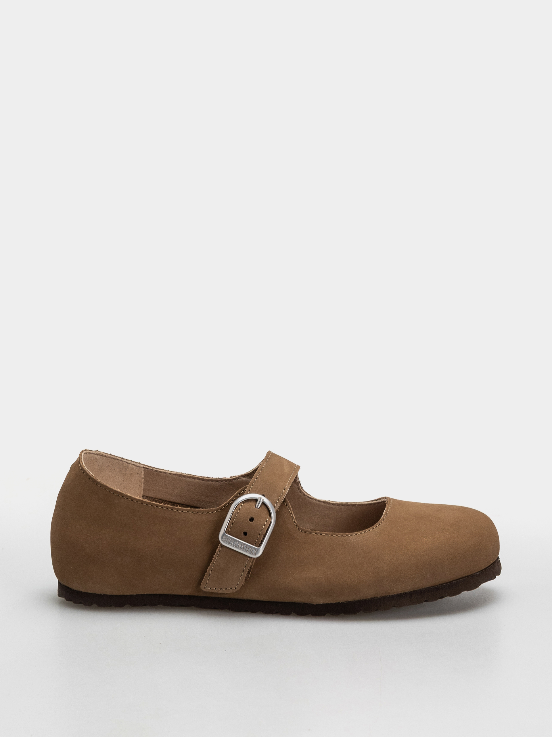 Чехли Birkenstock Santa Clarita Nubuck Leather Narrow Wmn (dark tea)