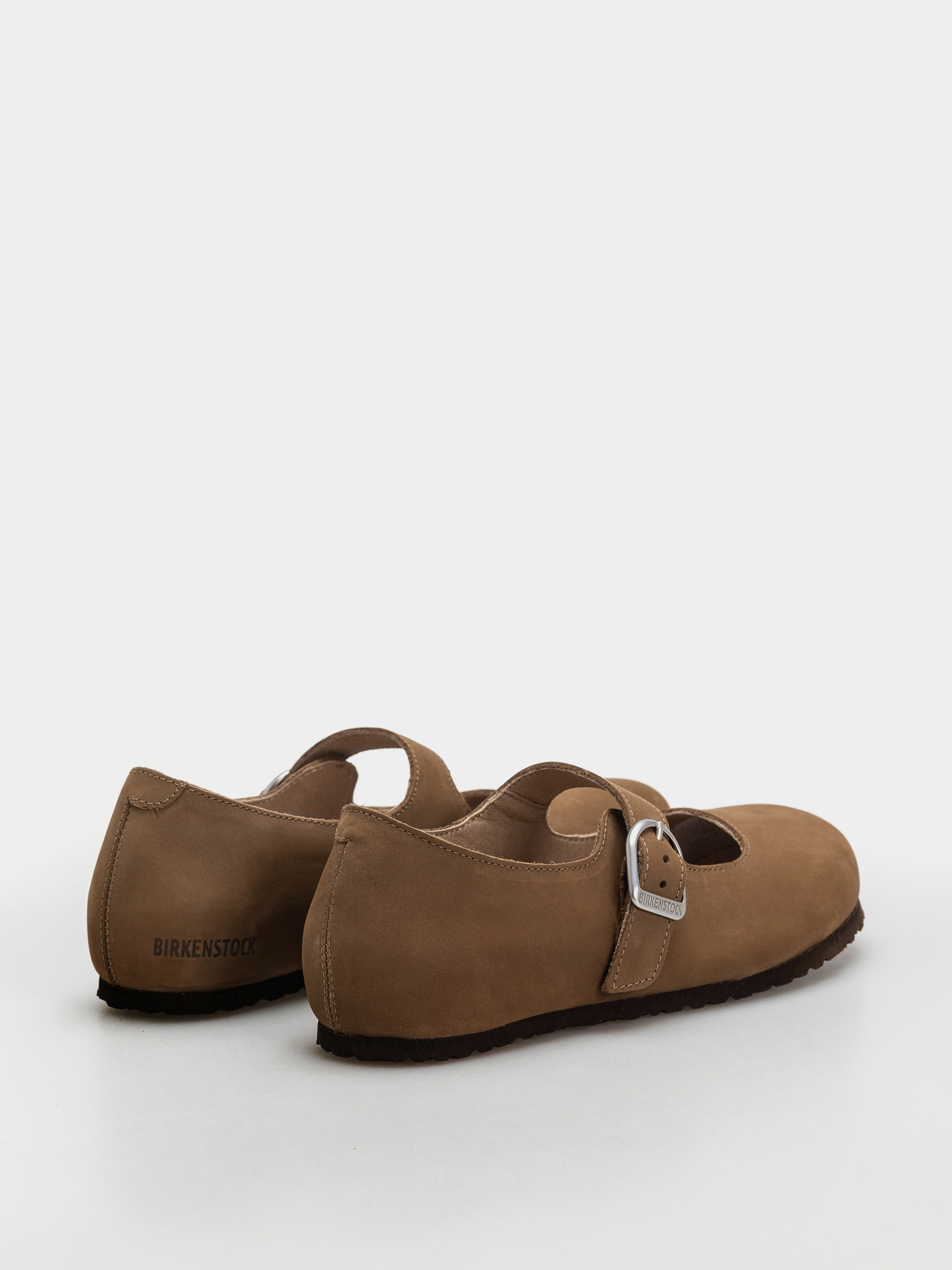 Чехли Birkenstock Santa Clarita Nubuck Leather Narrow Wmn (dark tea)