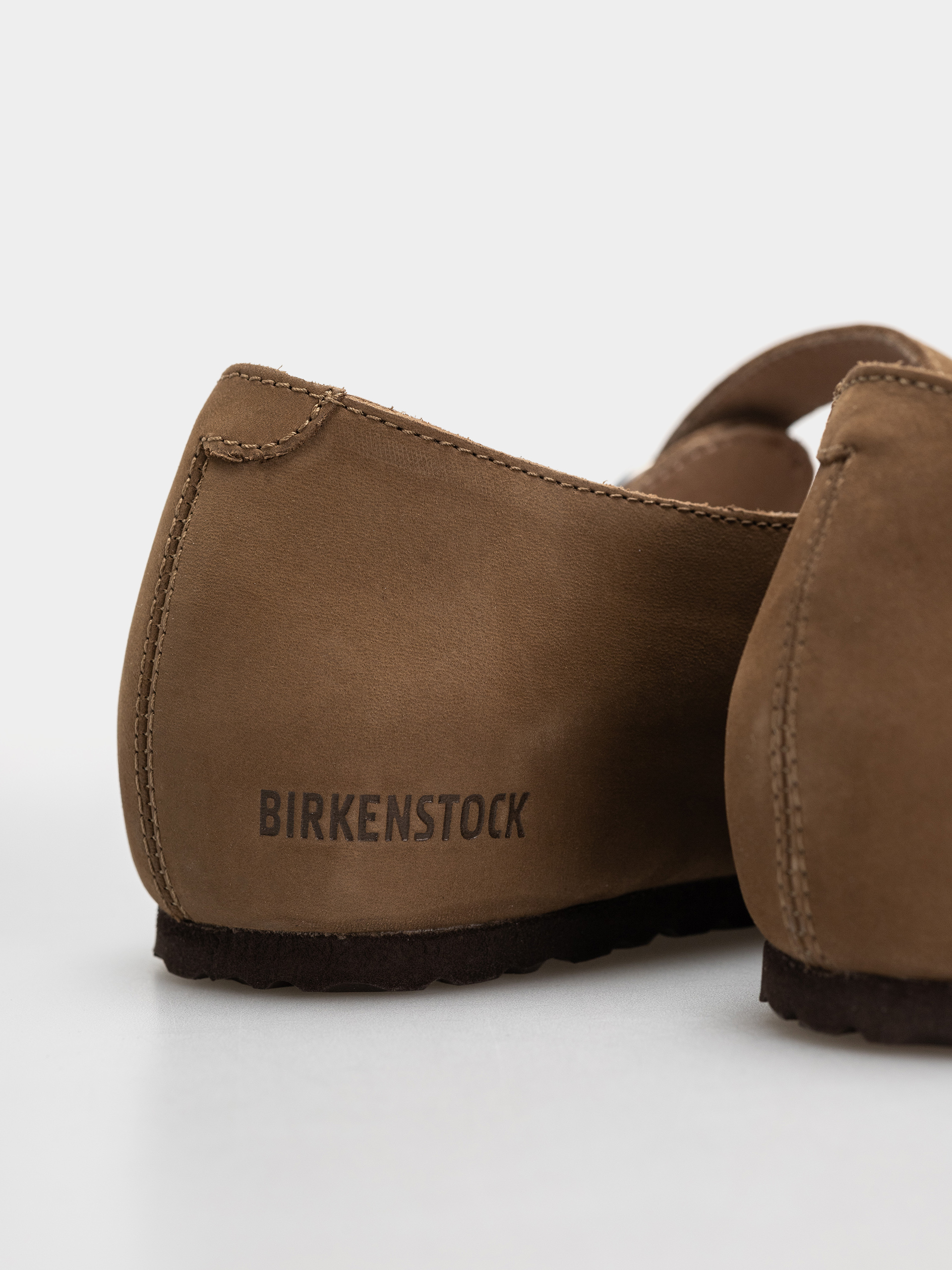 Чехли Birkenstock Santa Clarita Nubuck Leather Narrow Wmn (dark tea)