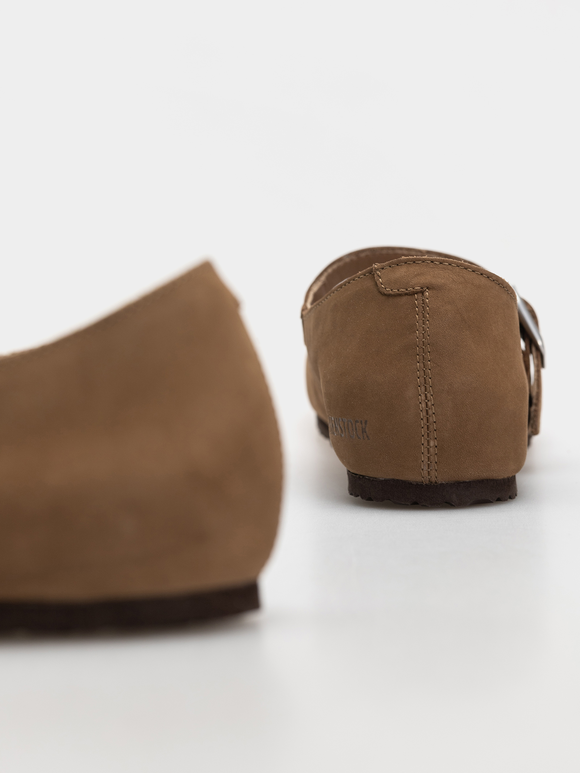 Чехли Birkenstock Santa Clarita Nubuck Leather Narrow Wmn (dark tea)