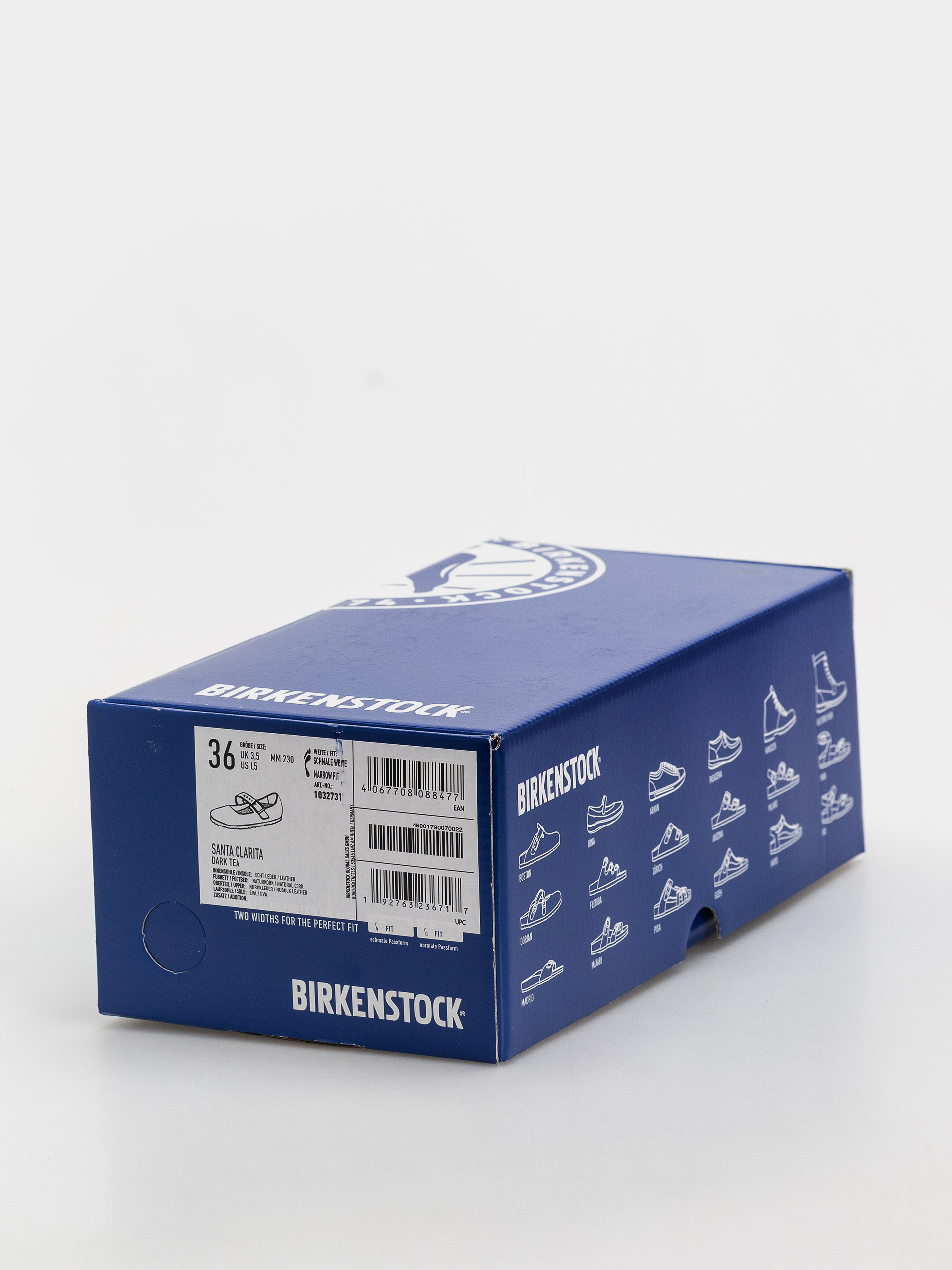 Чехли Birkenstock Santa Clarita Nubuck Leather Narrow Wmn (dark tea)