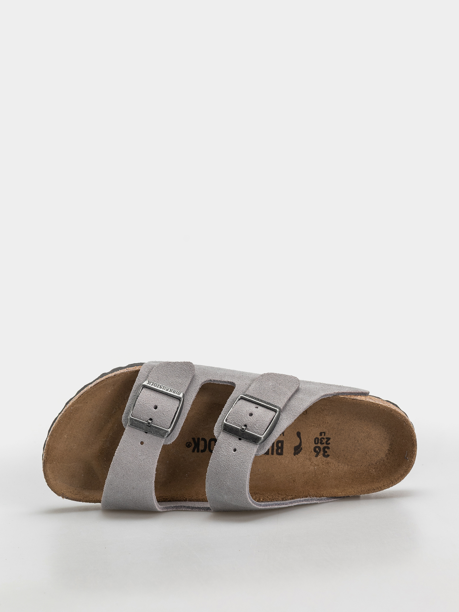 Чехли Birkenstock Arizona Suede Leather Narrow (lavender sky)