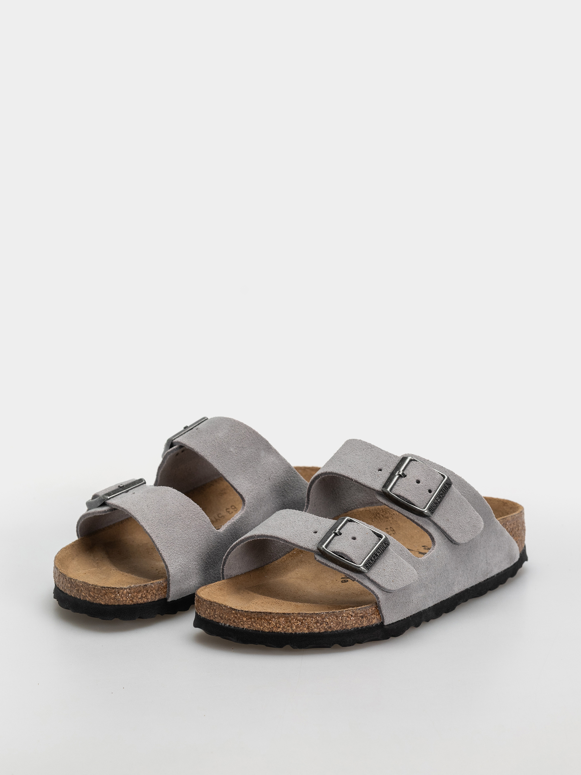 Чехли Birkenstock Arizona Suede Leather Narrow (lavender sky)