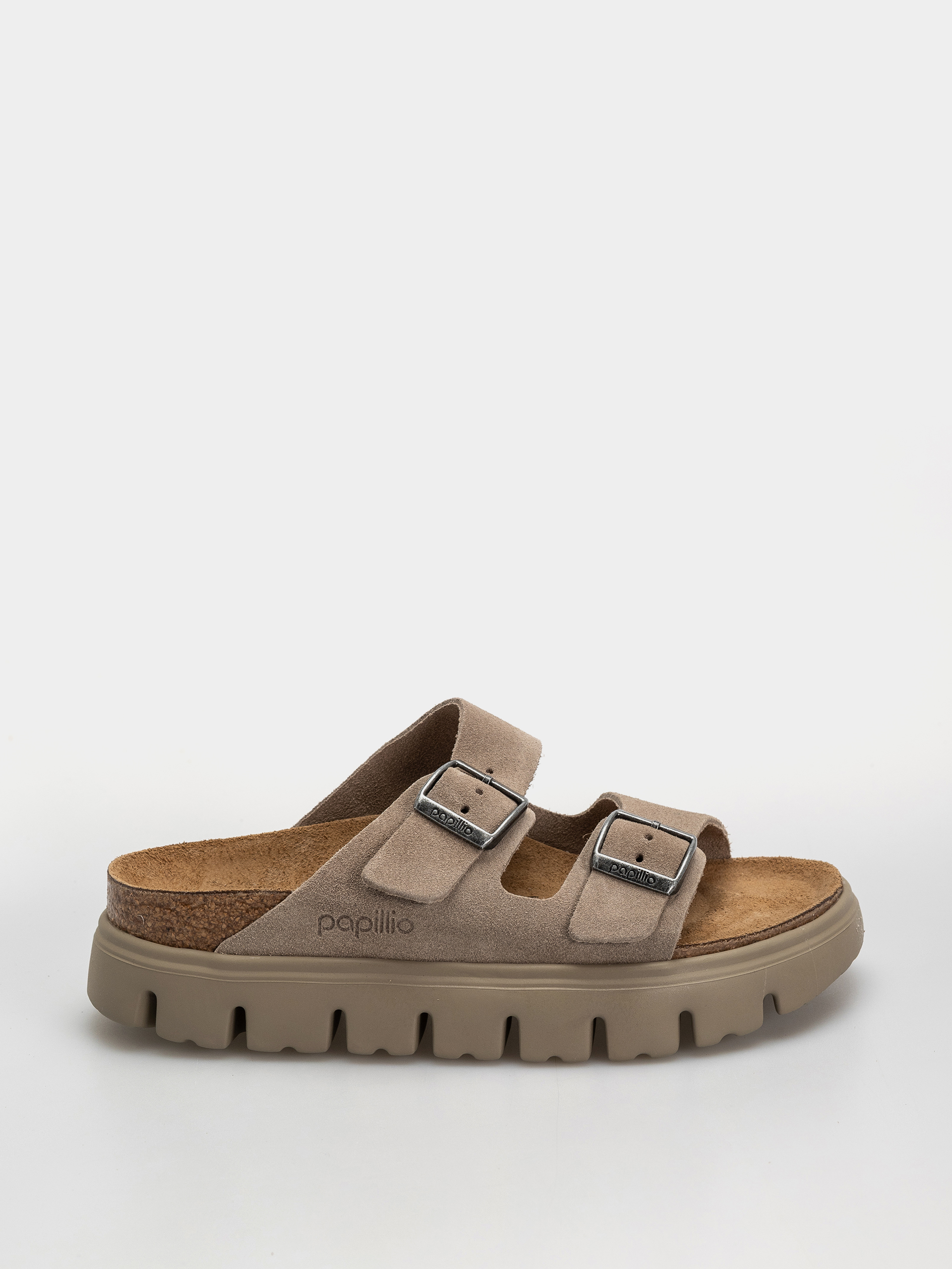 Чехли Birkenstock Arizona Chunky Suede Leather Narrow Wmn (taupe tonal)