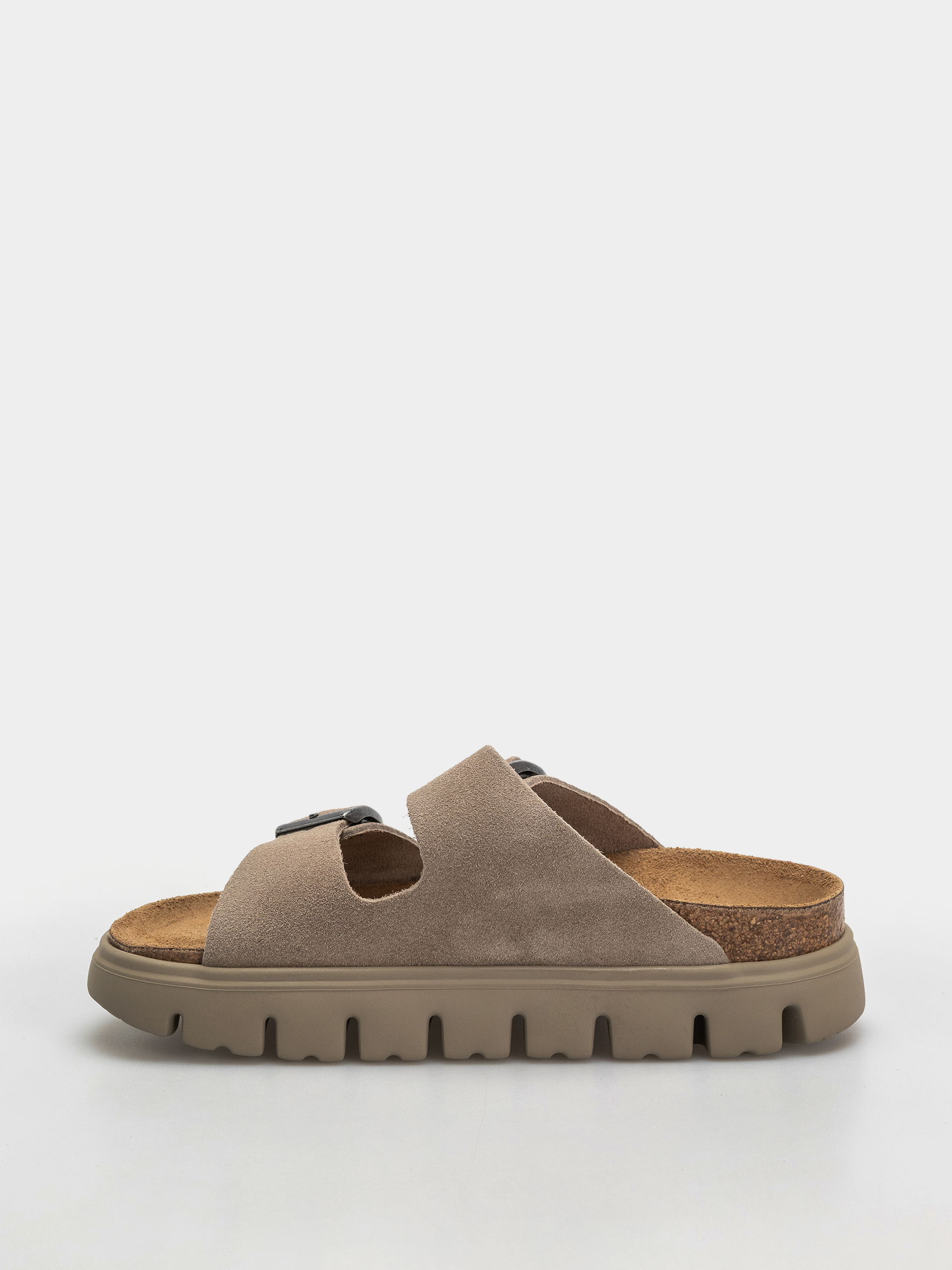 Чехли Birkenstock Arizona Chunky Suede Leather Narrow Wmn (taupe tonal)