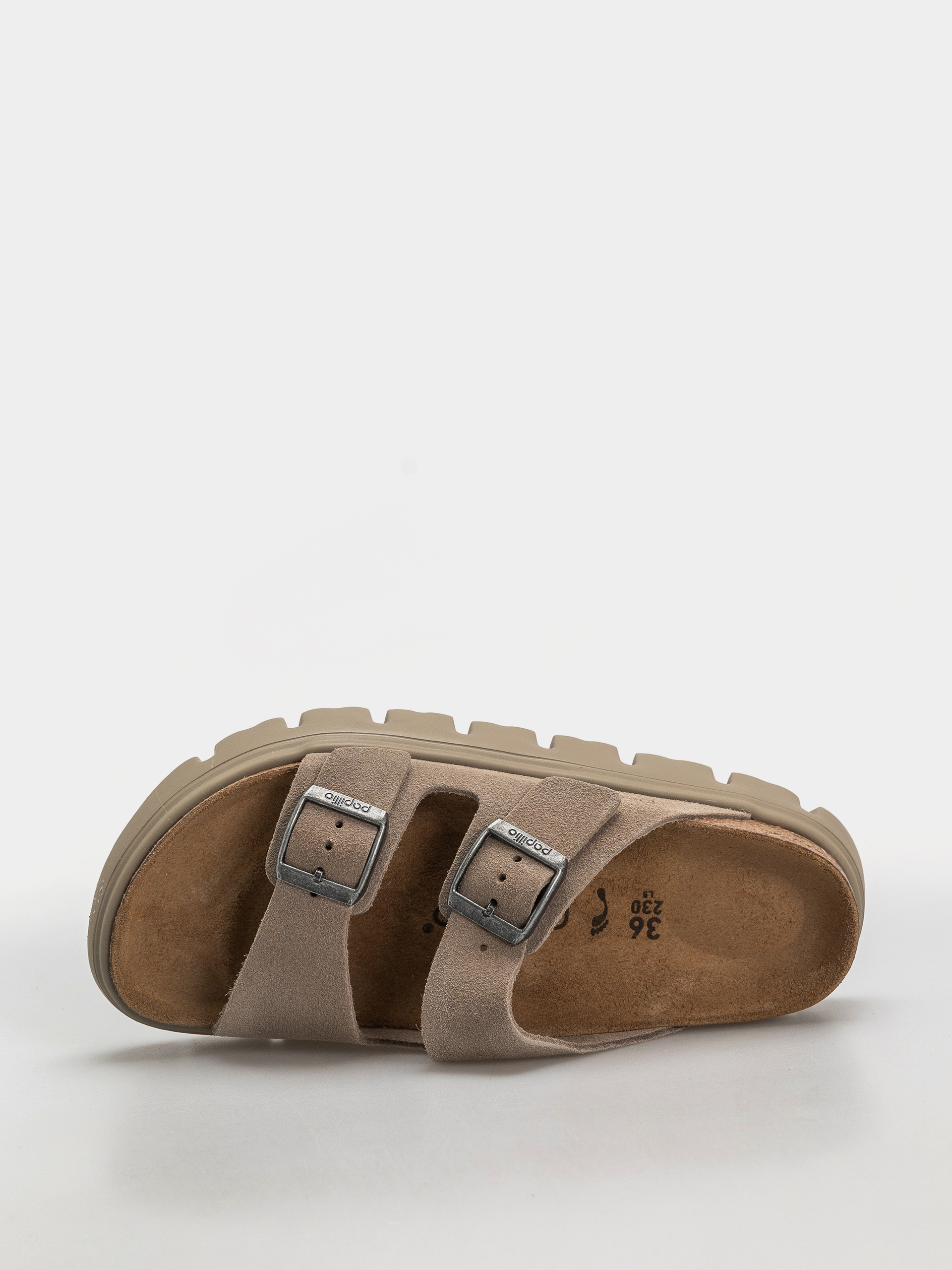 Чехли Birkenstock Arizona Chunky Suede Leather Narrow Wmn (taupe tonal)