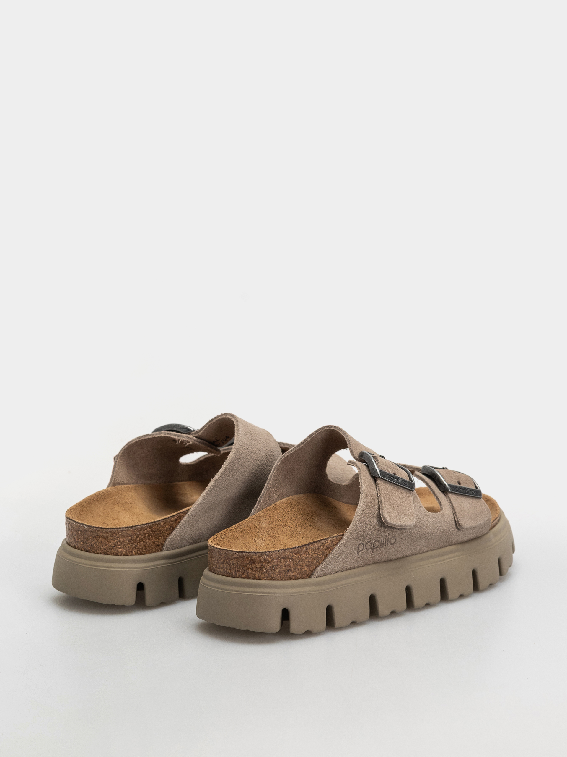 Чехли Birkenstock Arizona Chunky Suede Leather Narrow Wmn (taupe tonal)