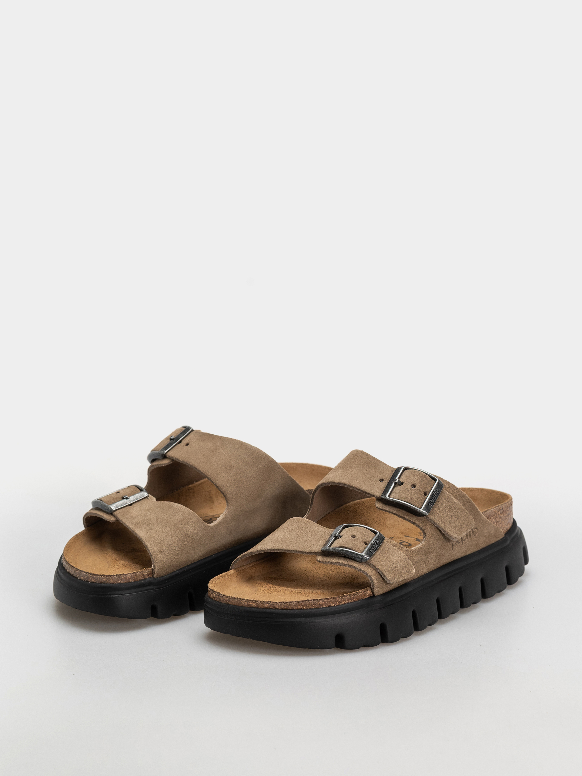 Чехли Birkenstock Arizona Chunky Suede Leather Narrow Wmn (gray taupe)