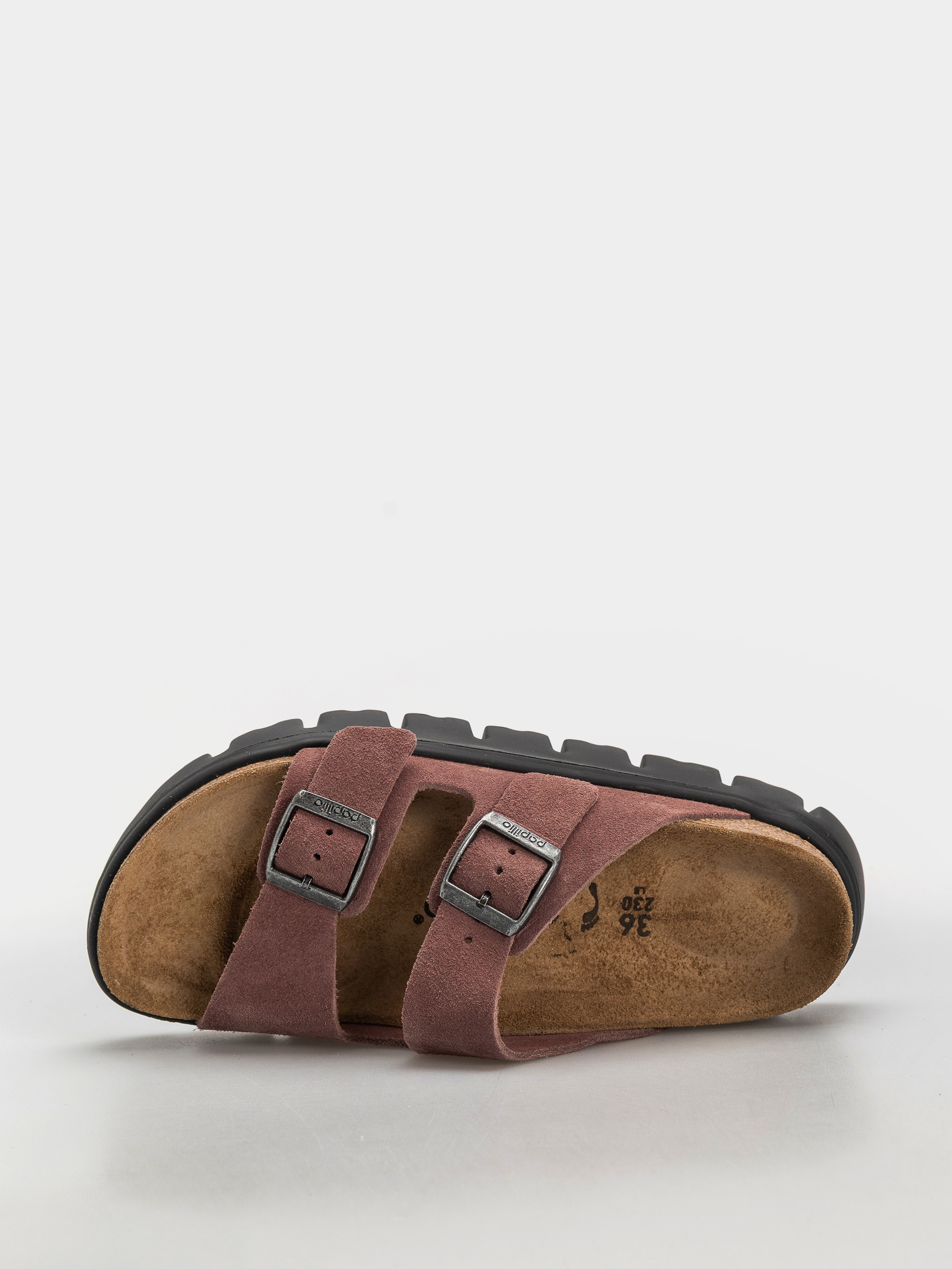 Чехли Birkenstock Arizona Chunky Suede Leather Narrow Wmn (pepper)