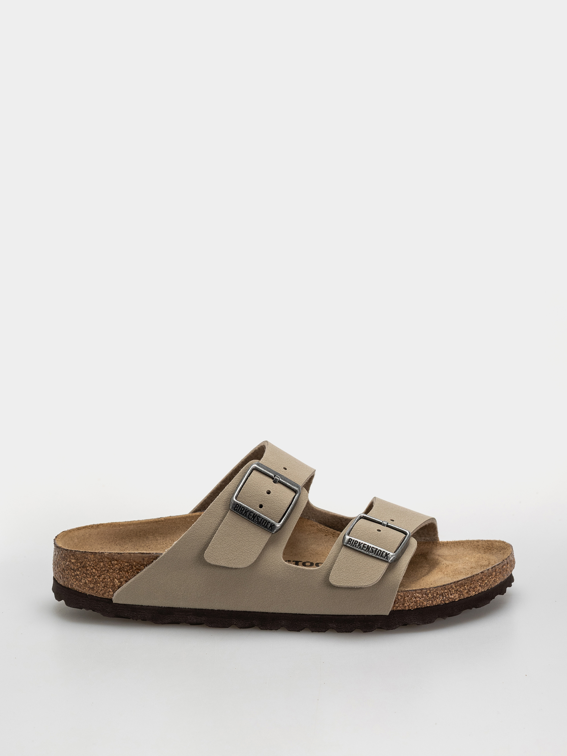 u0427u0435u0445u043bu0438 Birkenstock Arizona Birko Flor Narrow (faded khaki/dark brown os)
