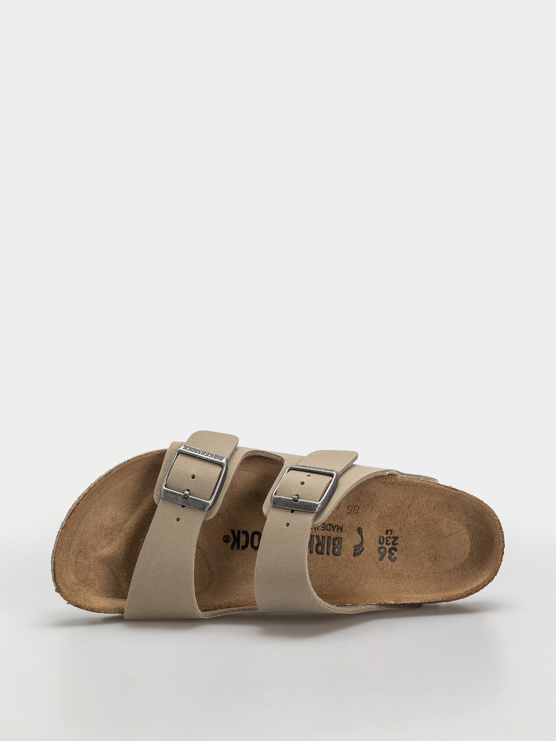 Чехли Birkenstock Arizona Birko Flor Narrow (faded khaki/dark brown os)
