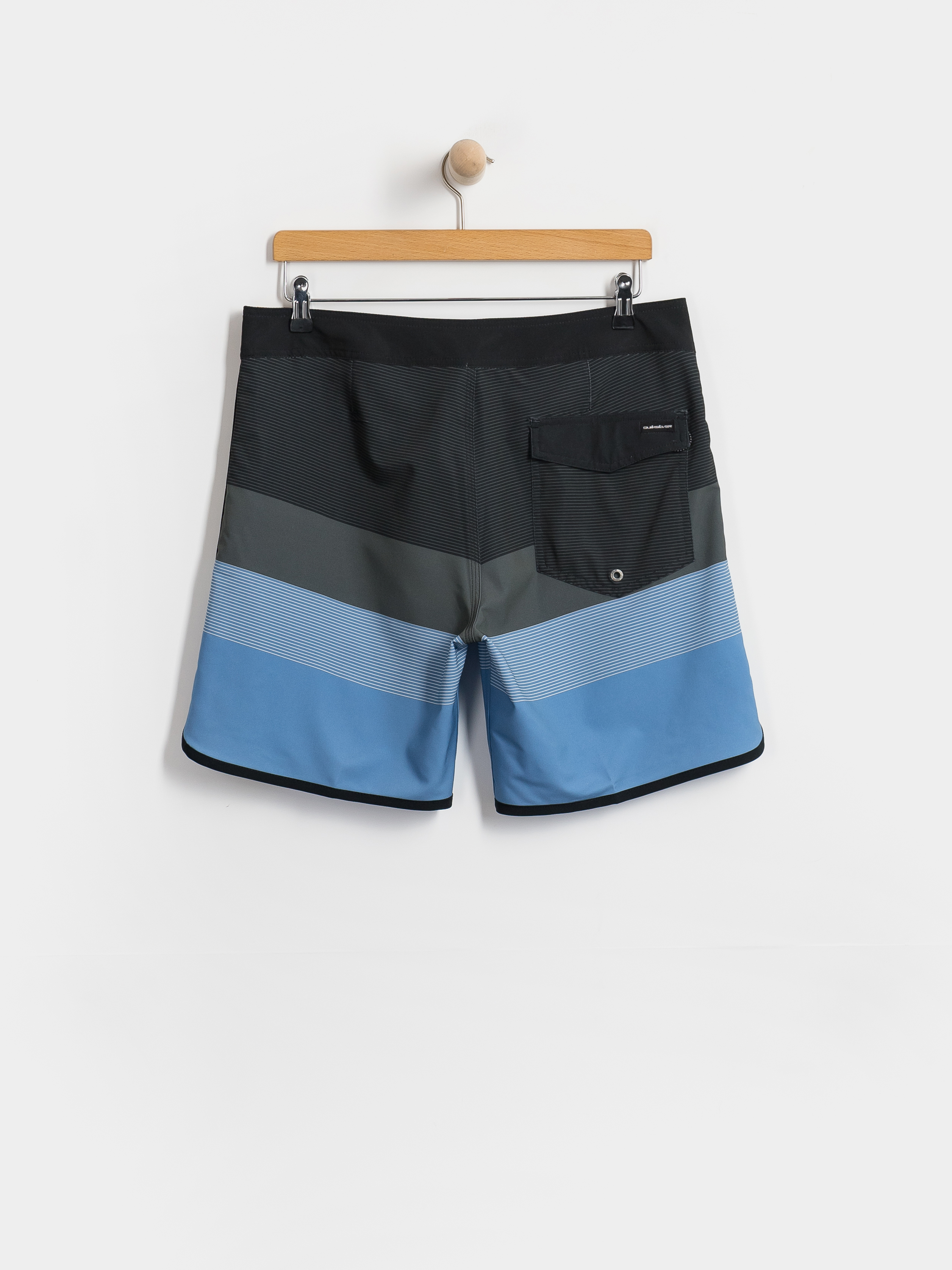 Плажни къси панталони Quiksilver Surfsilk Scallop 18 (black tijuana)
