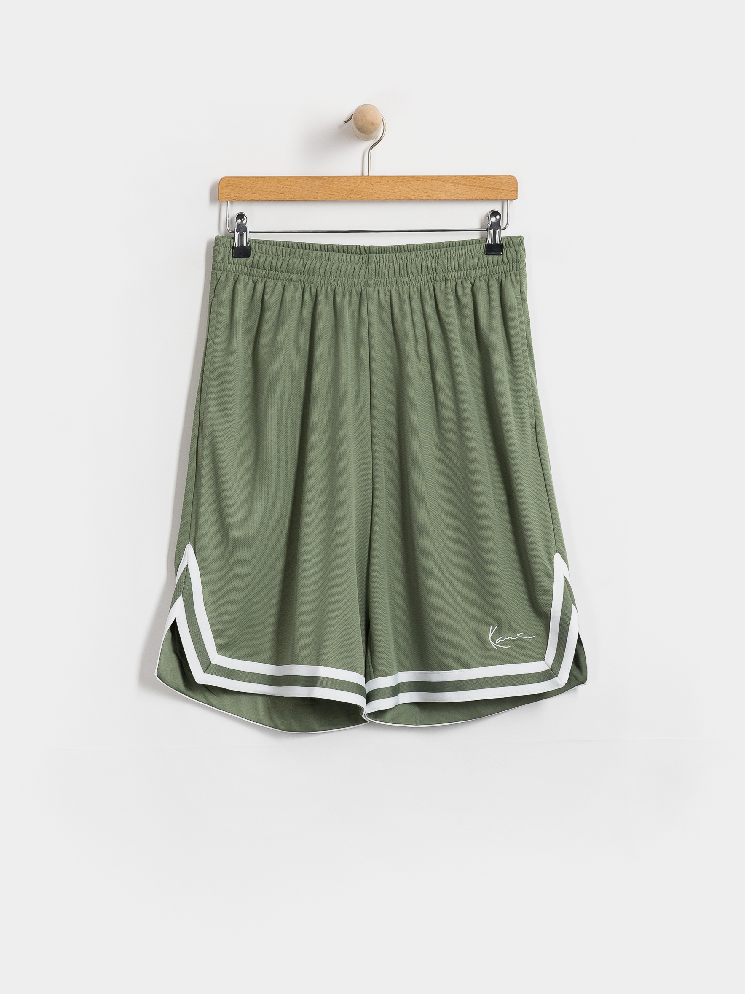 Къси панталони Karl Kani Small Signature Essential Mesh (green)