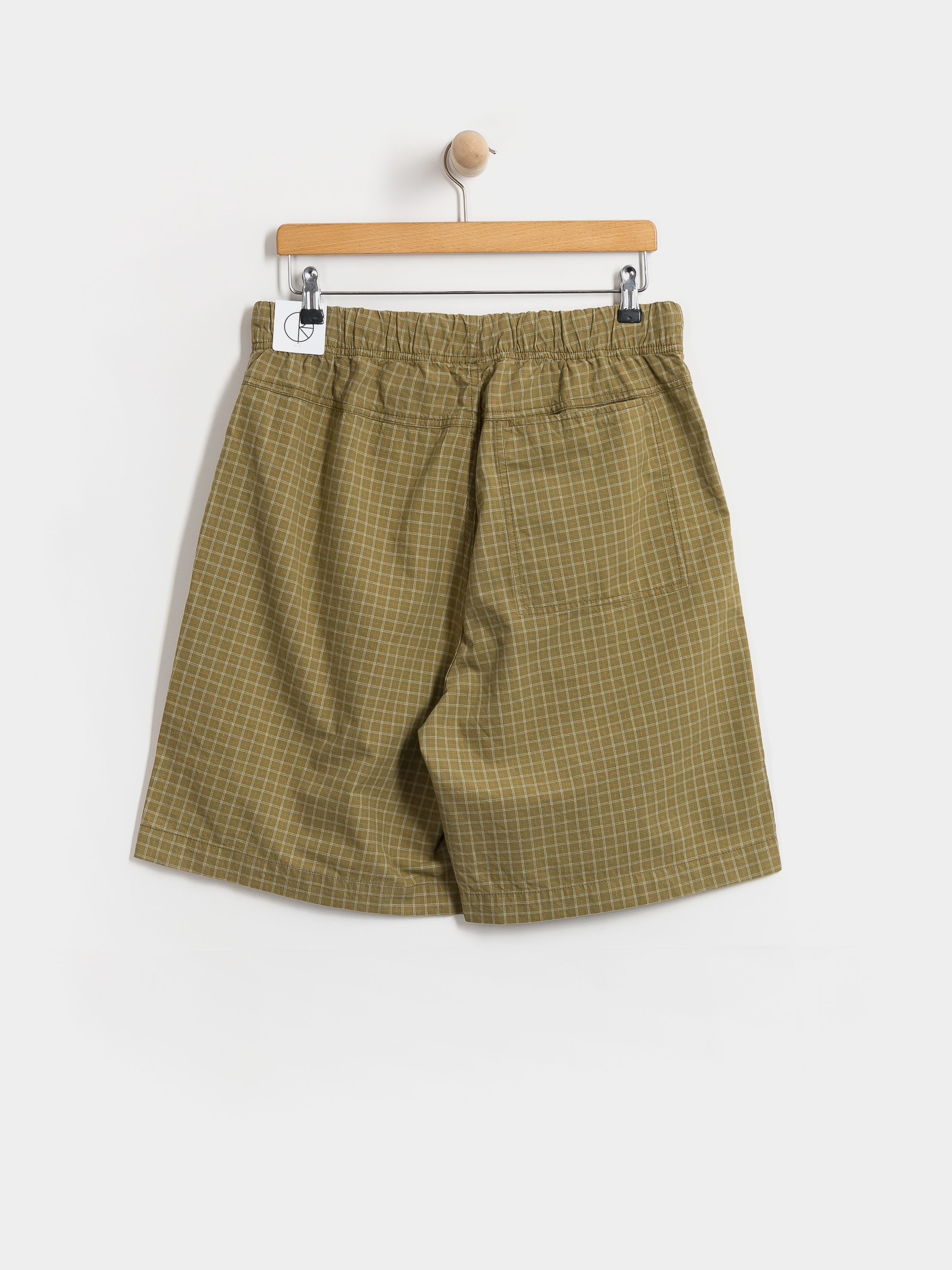Къси панталони Polar Skate Hike Cotton (olive check)
