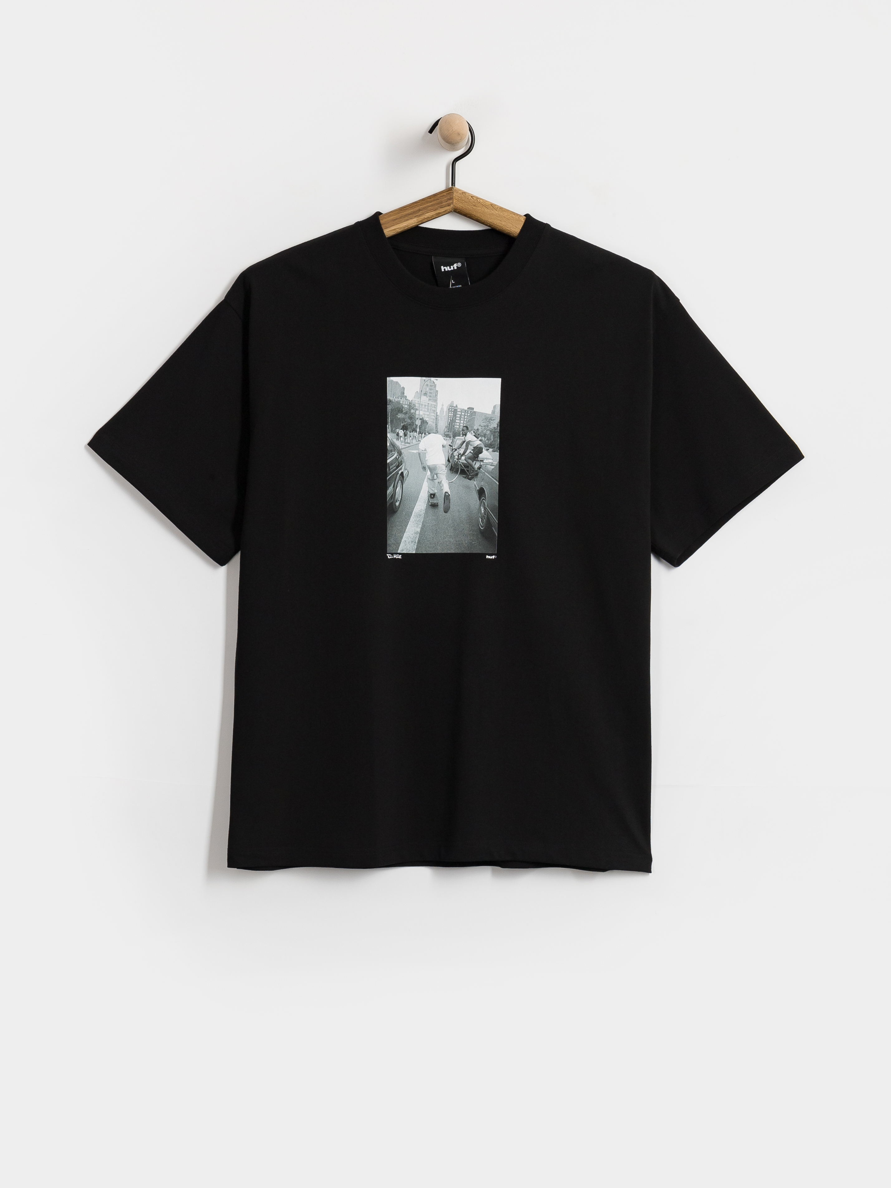 Тениска HUF Fight The Traffic (black)