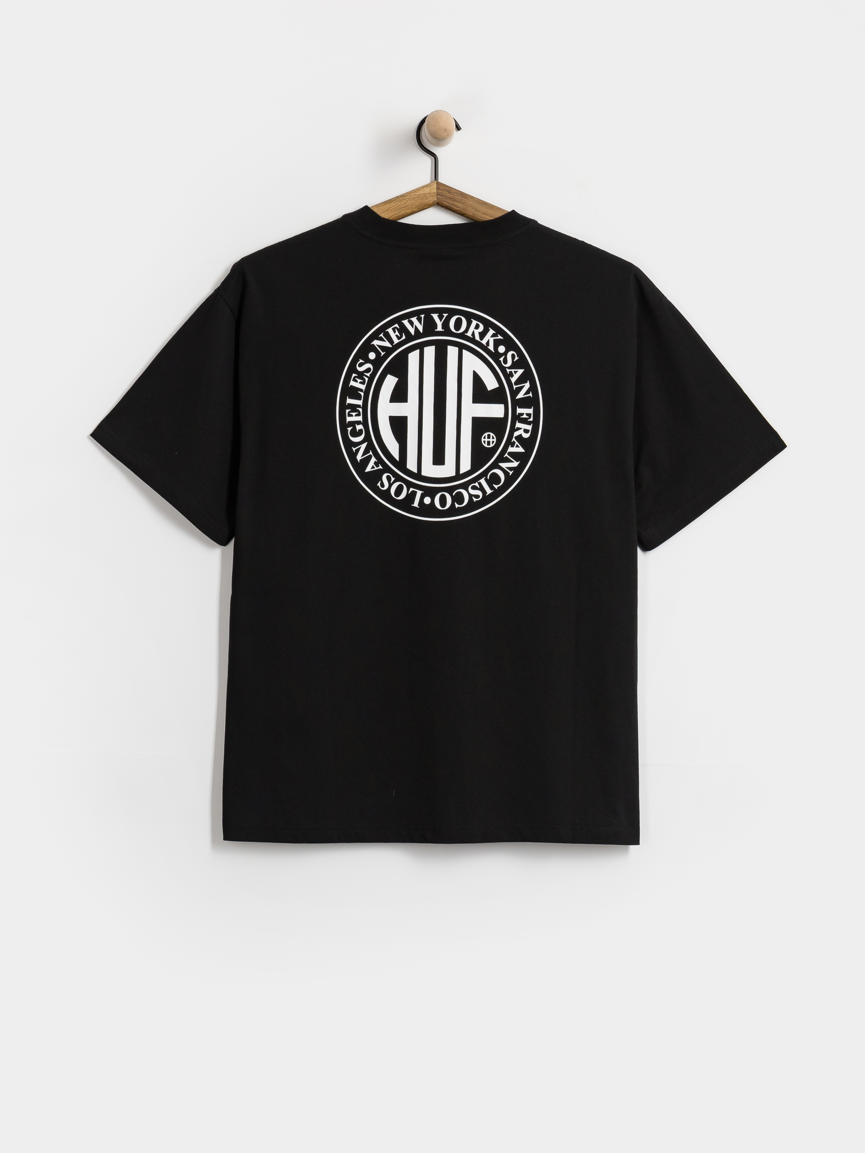 Тениска HUF Regional (black/white)