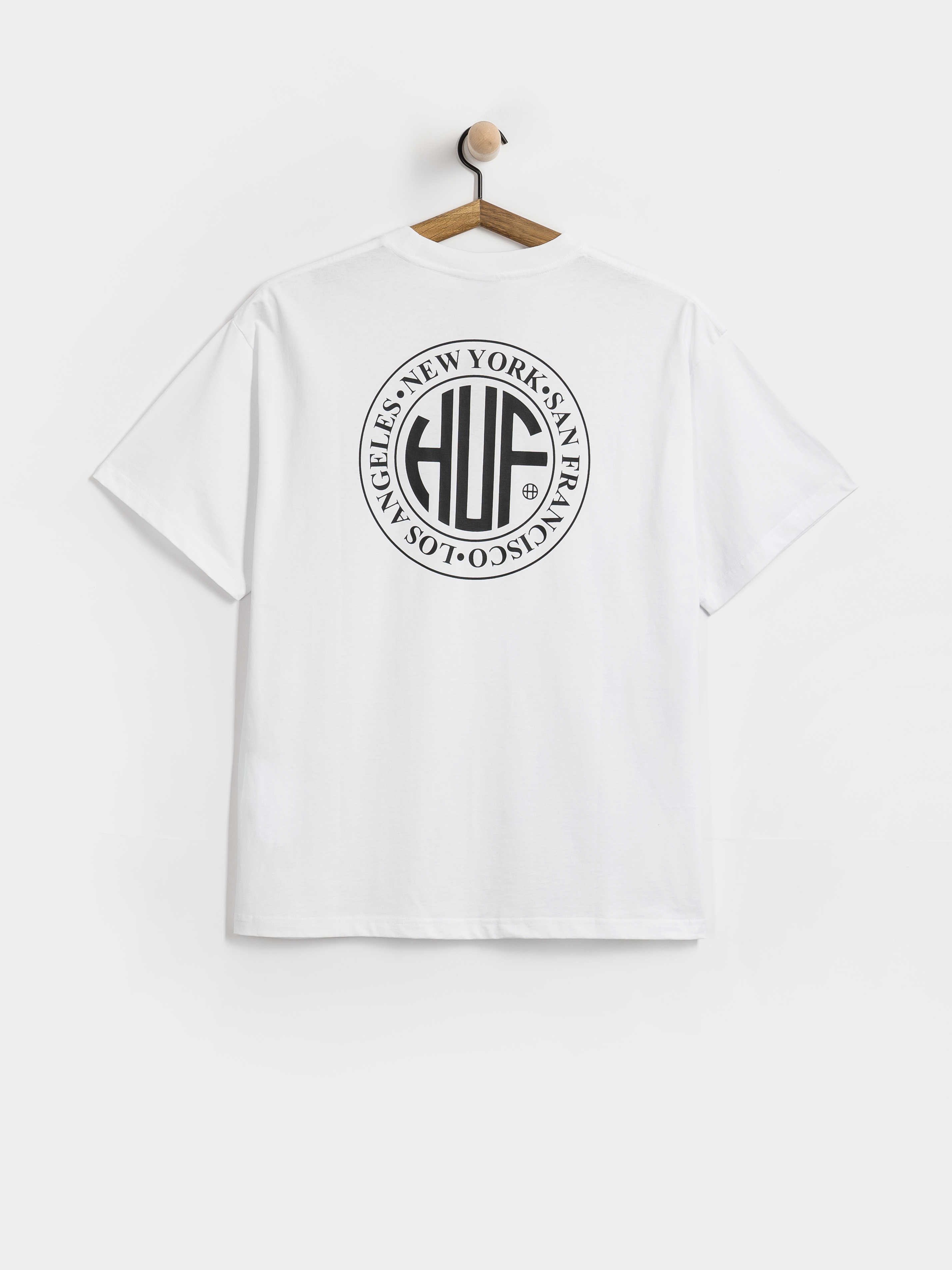 Тениска HUF Regional (white/black)