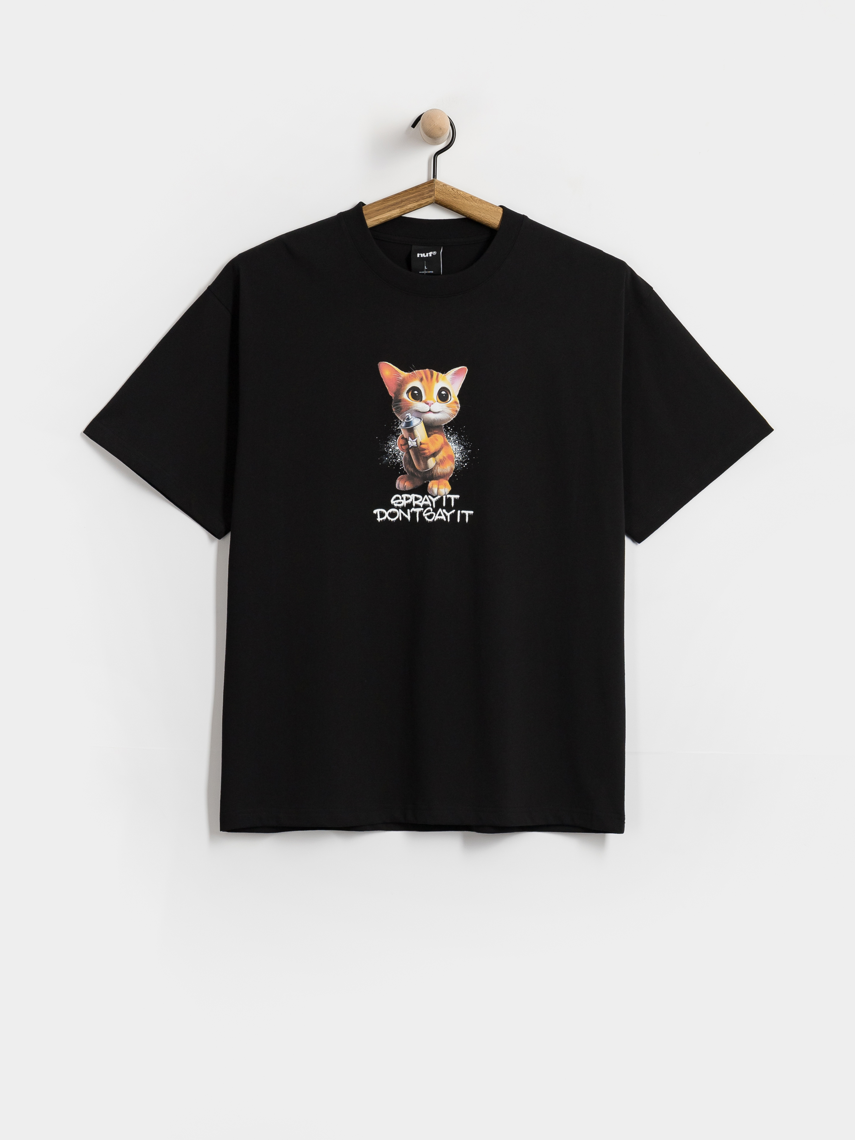 Тениска HUF Spray It (black)