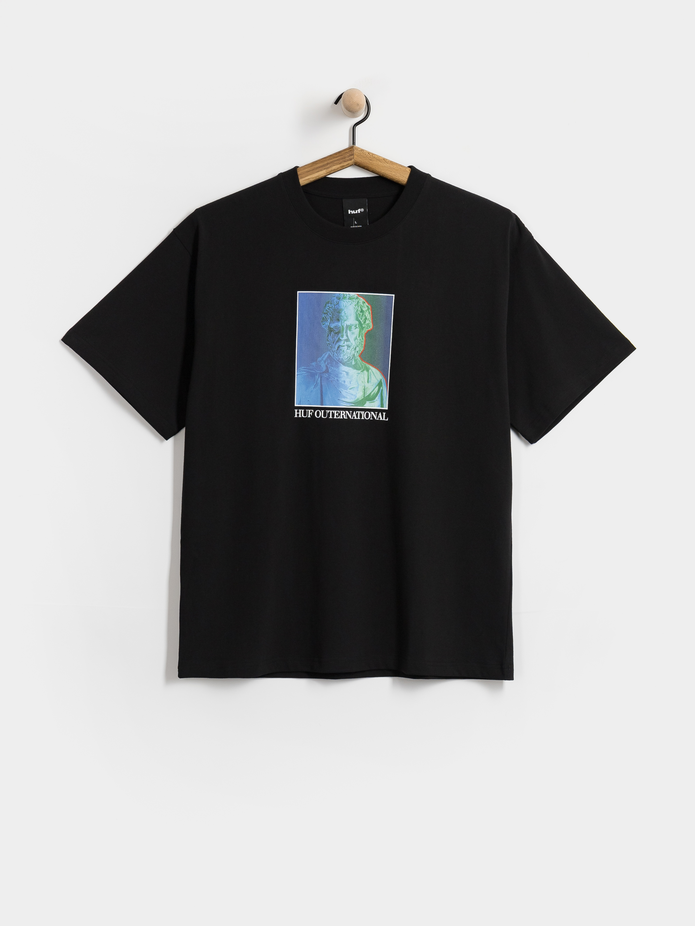 Тениска HUF Higher Education (black)