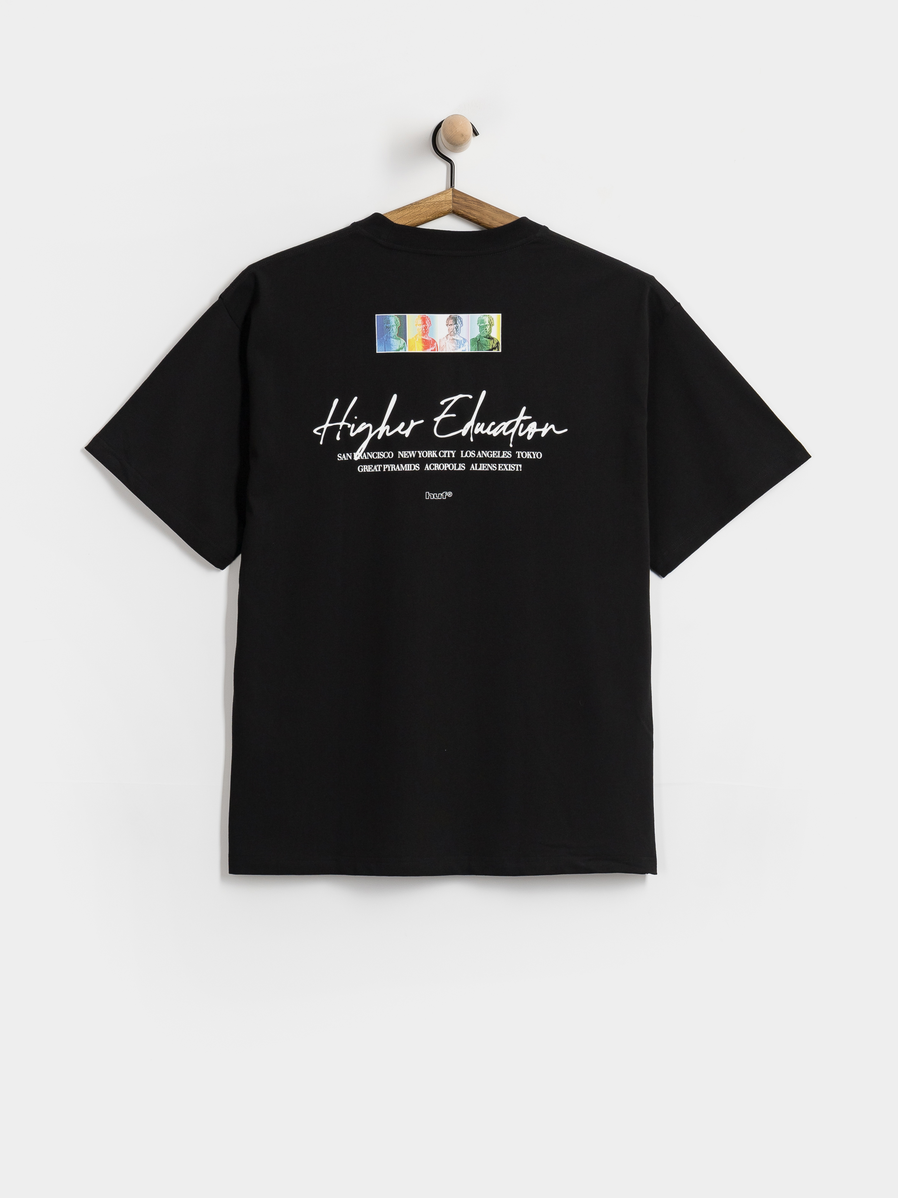 Тениска HUF Higher Education (black)