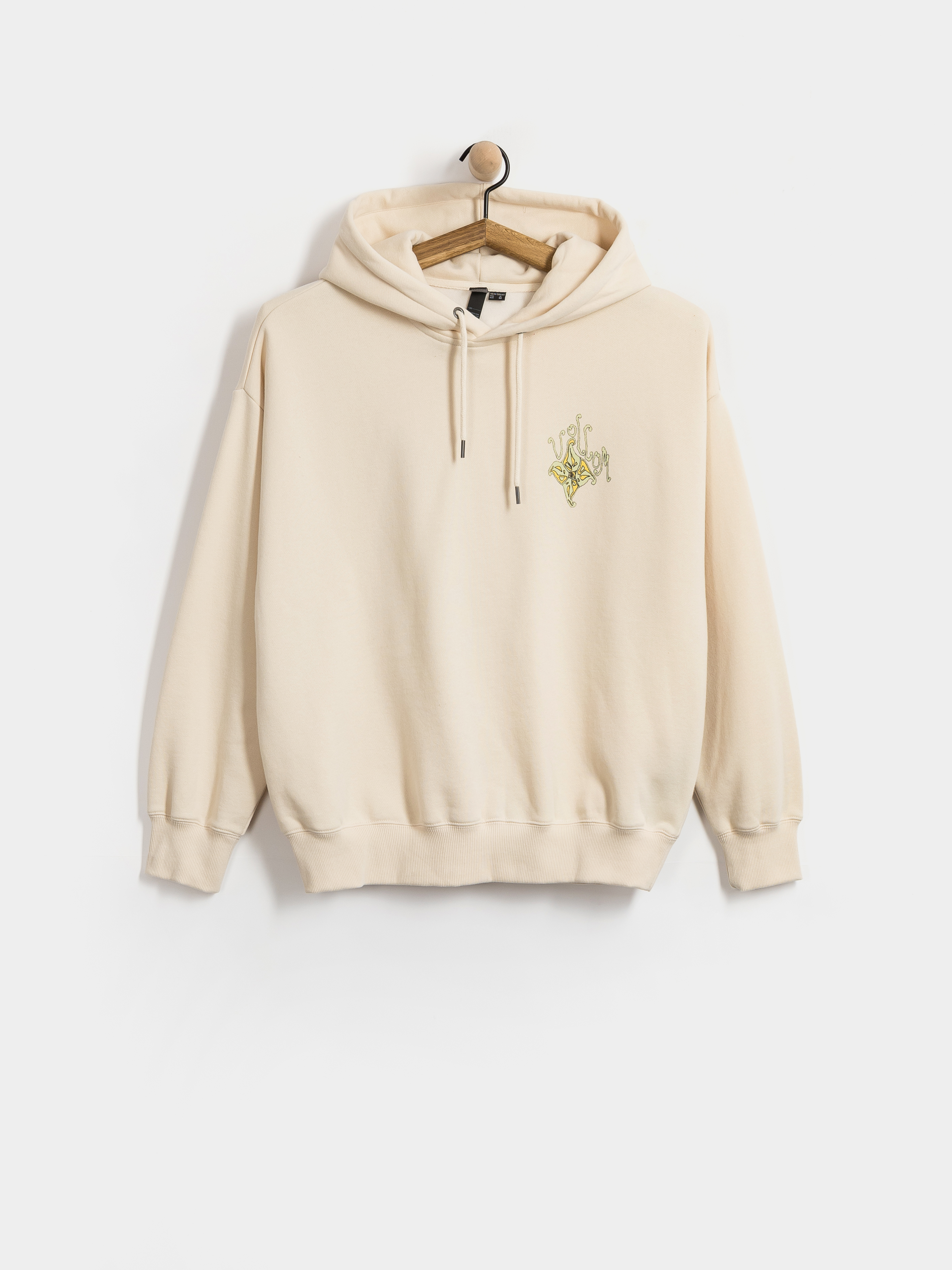 Суитшърт с качулка Volcom Moove On HD Wmn (vintage white)