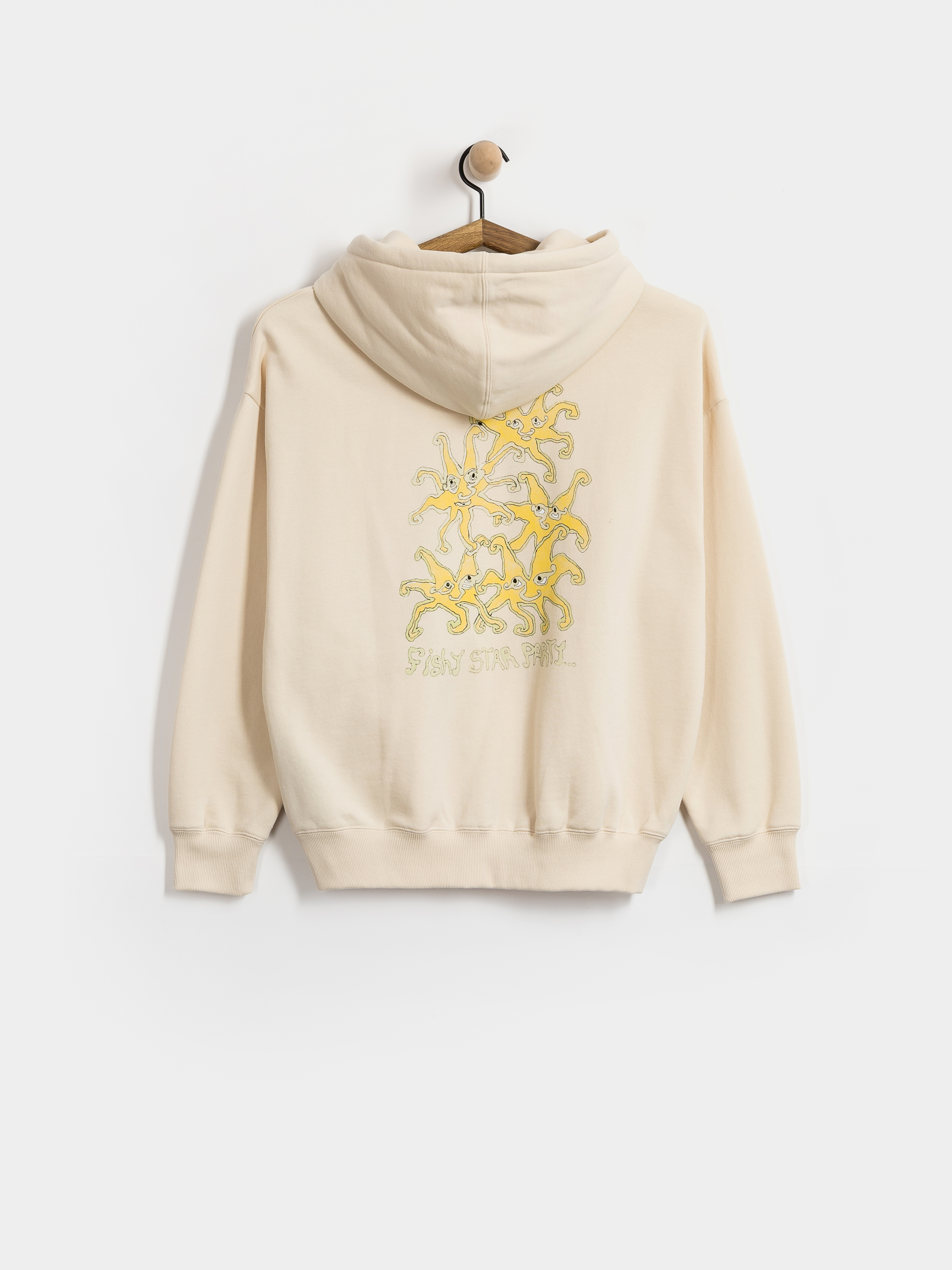 Суитшърт с качулка Volcom Moove On HD Wmn (vintage white)