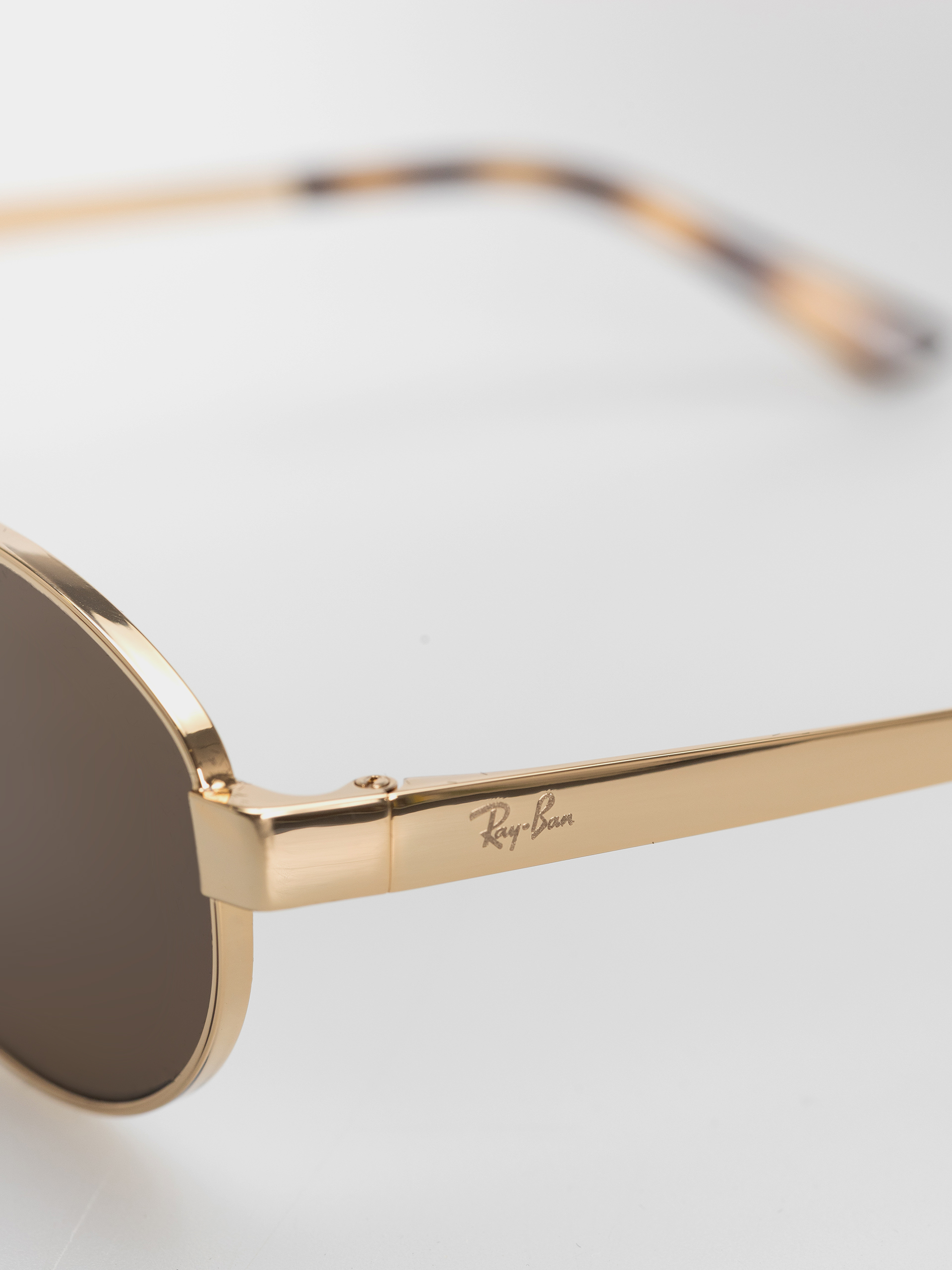 Слънчеви очила Ray-Ban Rb3774D (polerowany złoto arista/ciemnobrązowy)