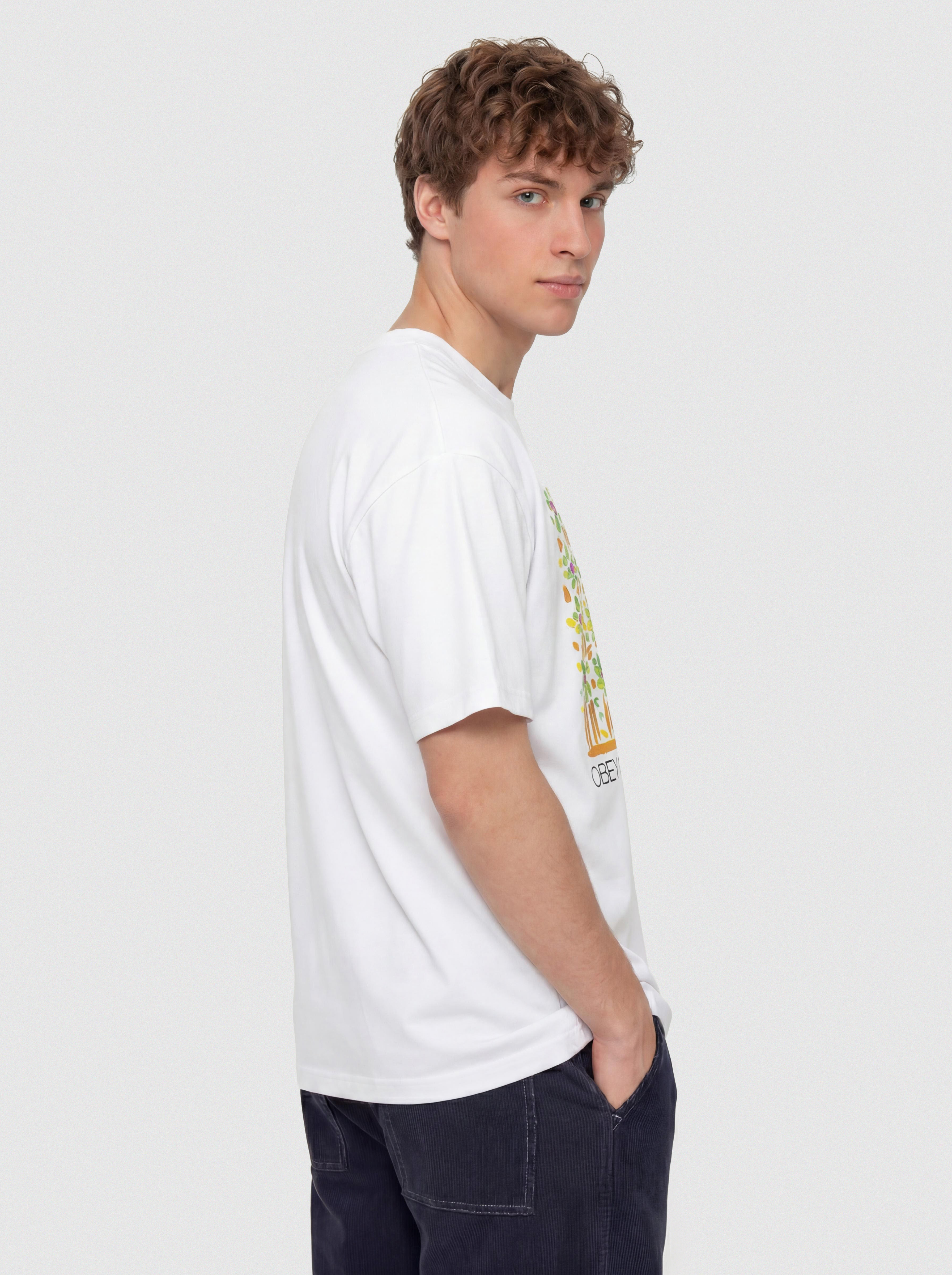 Тениска OBEY Galleries (white)